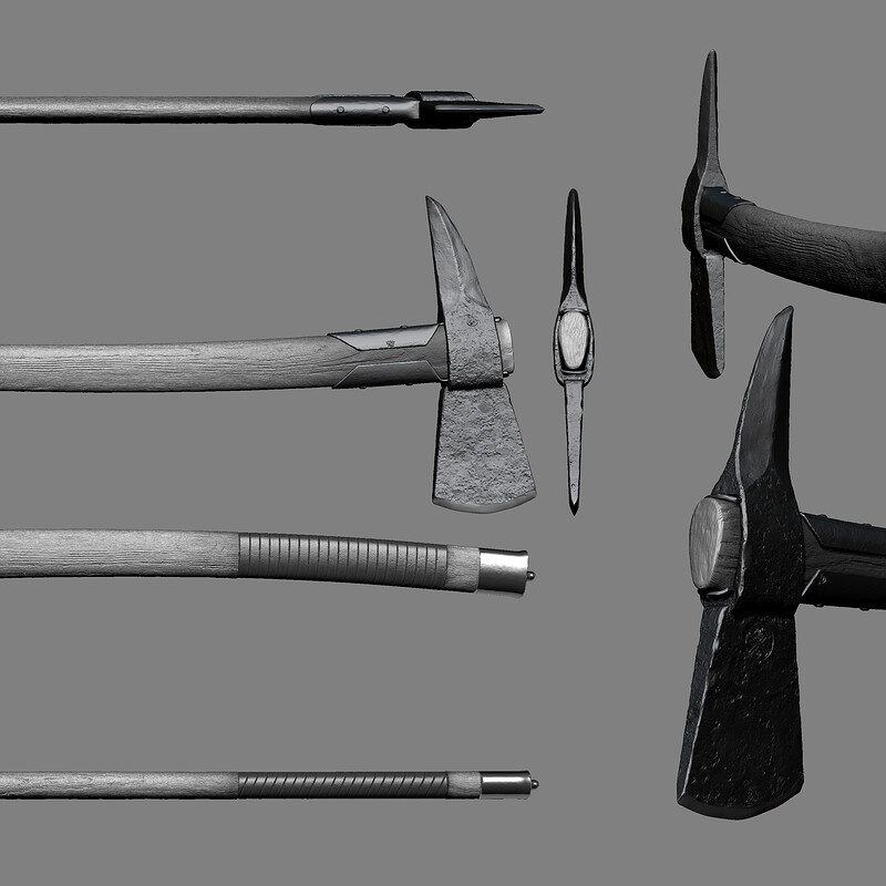 Bladed Weapons - High Poly and Textured Game Assets