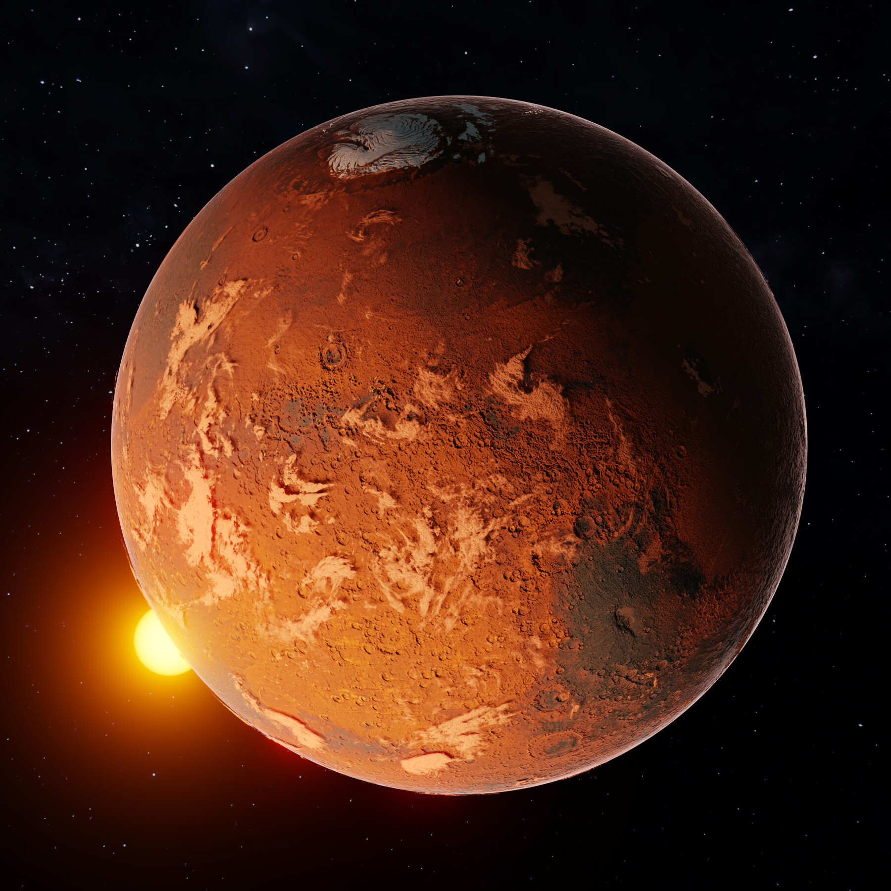 ArtStation Mars Concept art and illustration/visualization