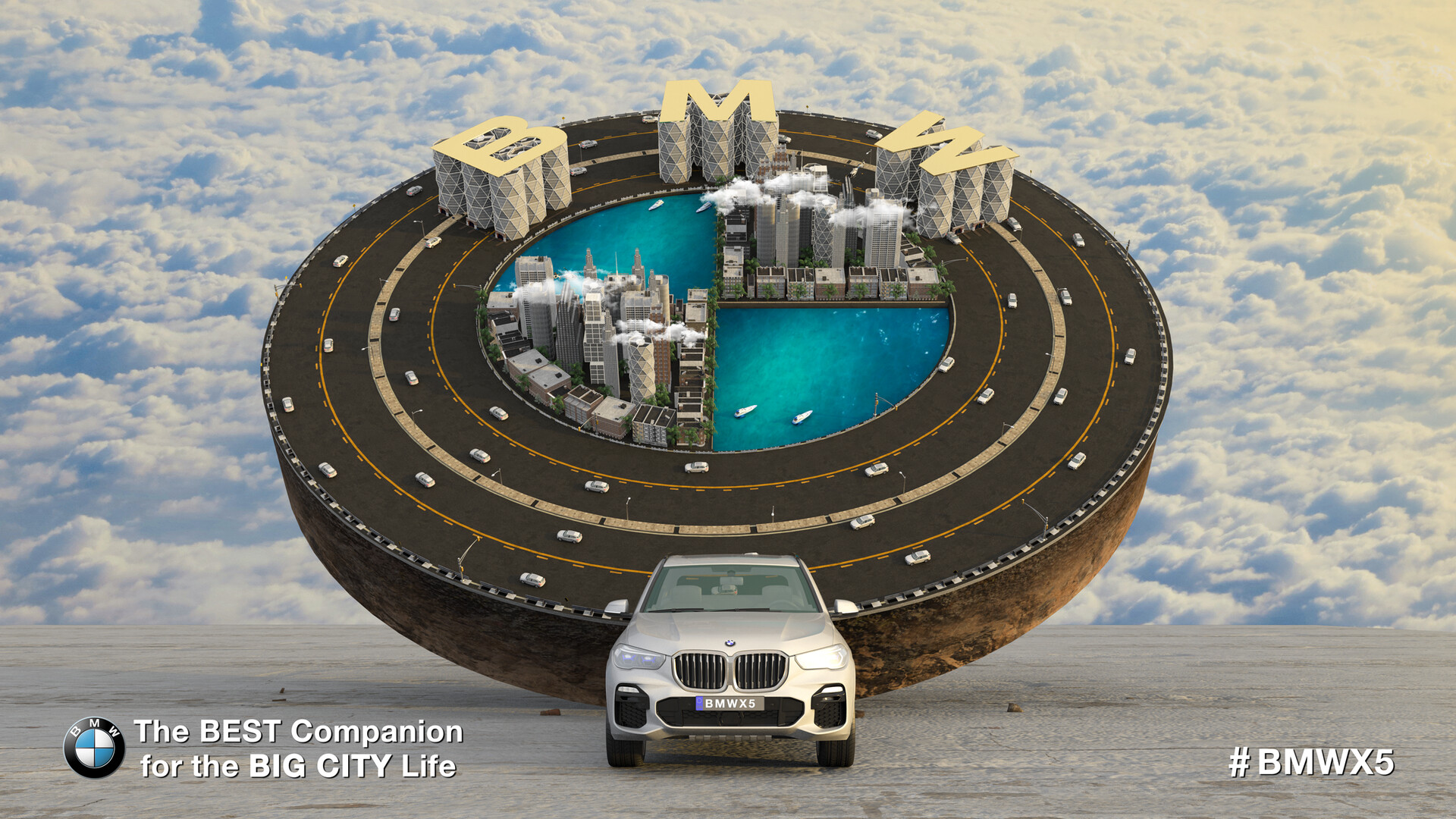 ArtStation - The Best companion for the big city life BMWX5