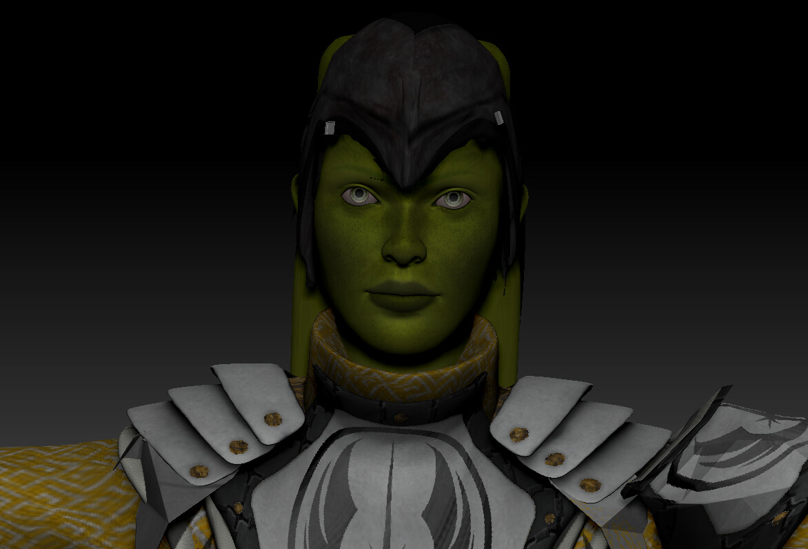 Zbrush Shots - L'aana Taal - Original Star Wars Character