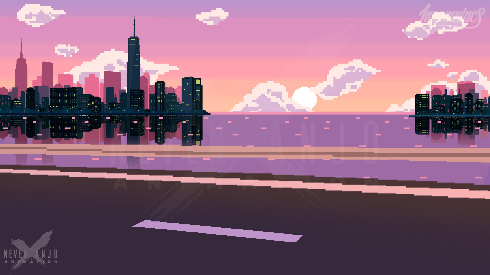Artstation C H I L L V I B E S ドット絵