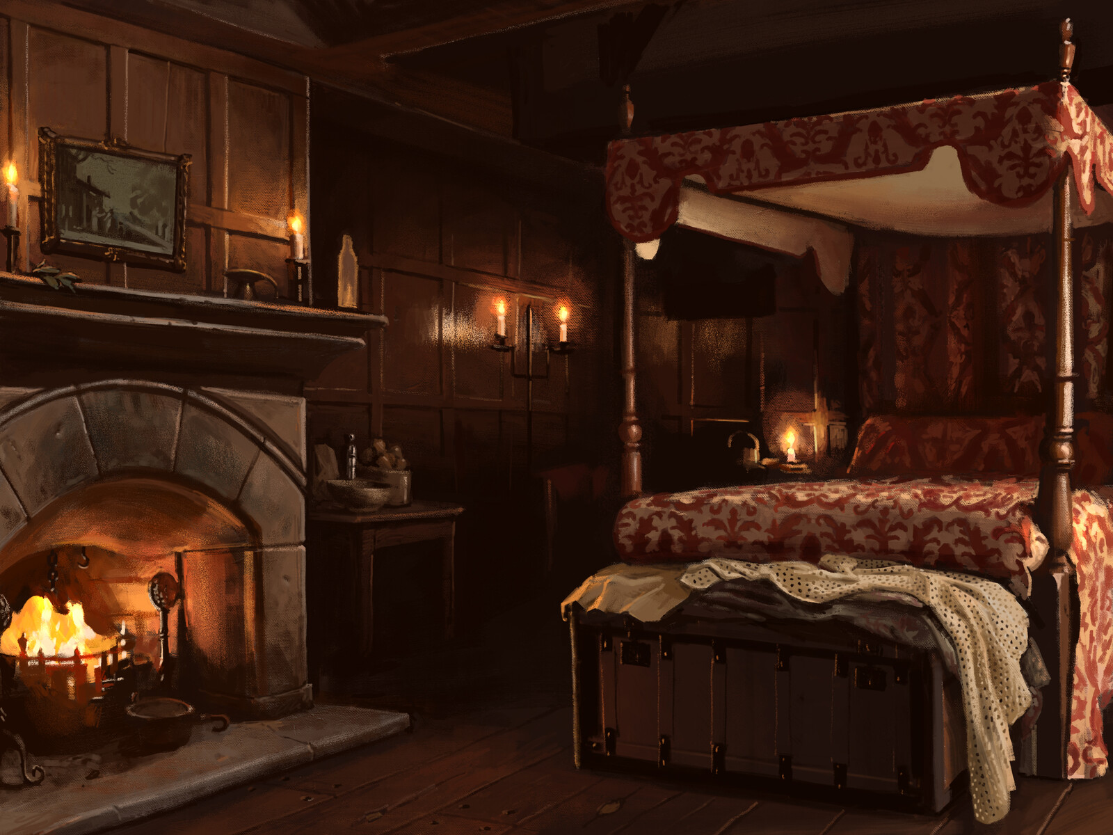 Outlander Background - Claire's Bedchamber