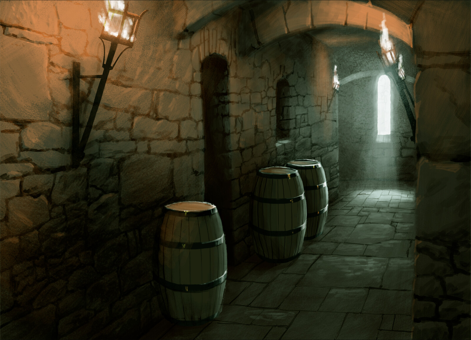 Outlander Background - Fort William Corridor