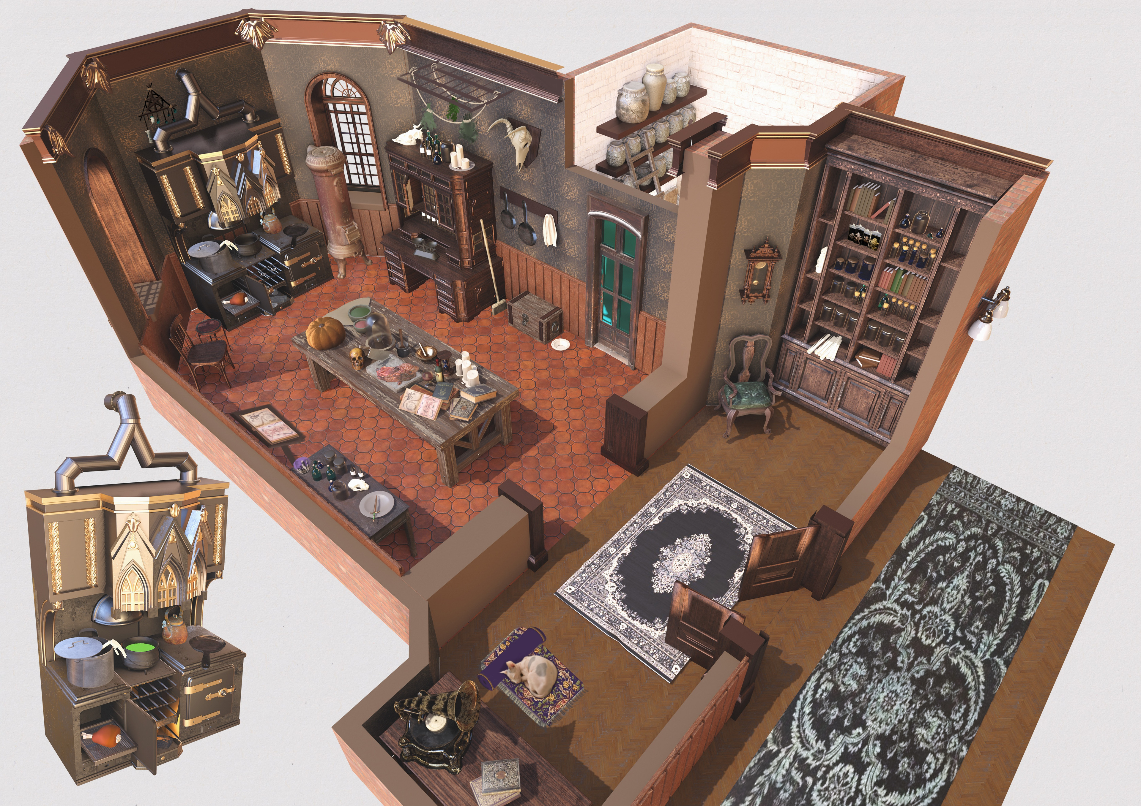 Raw 3D Mockup