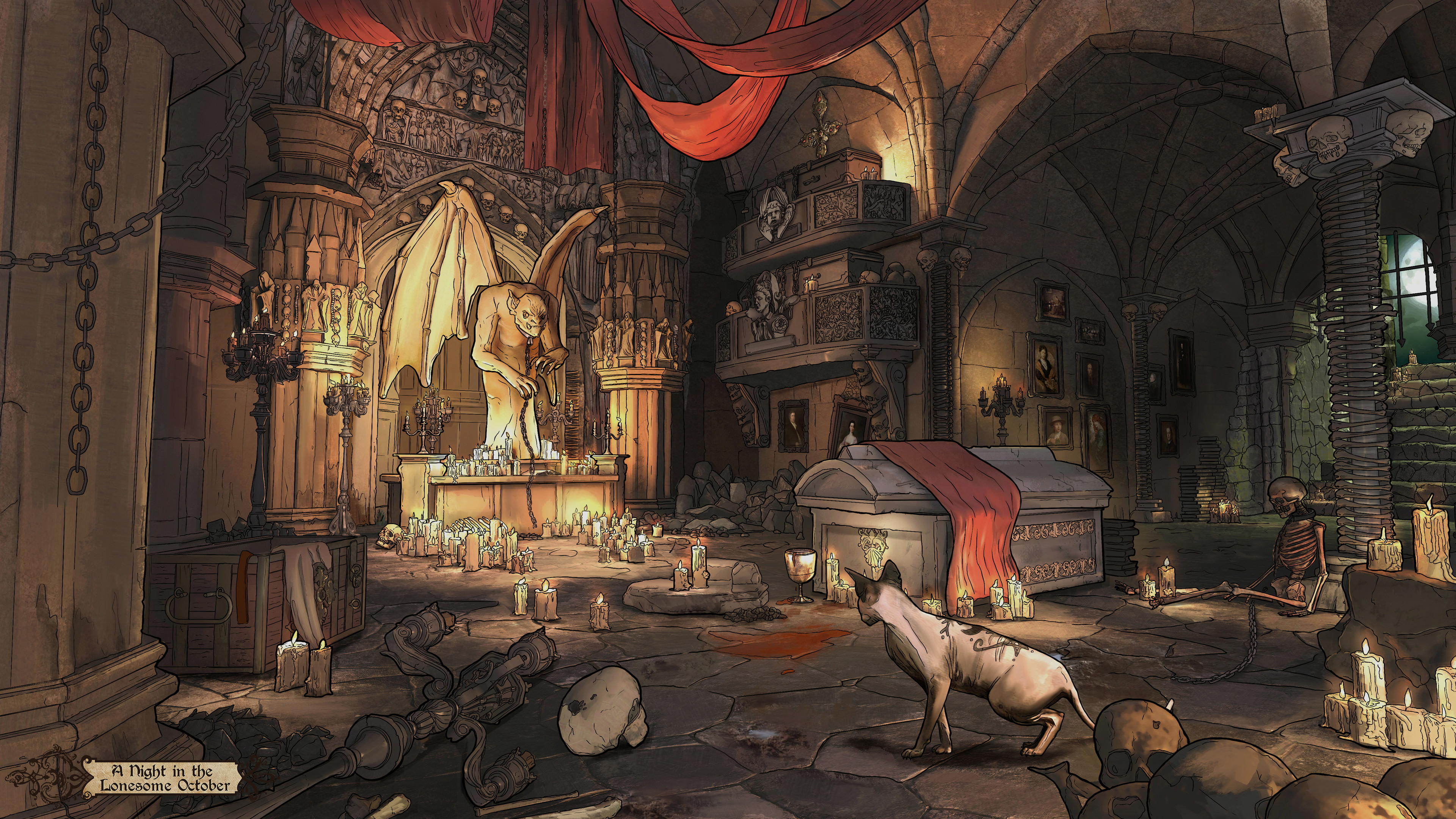 A Night in the Lonesome October - The Count’s Crypt Hideout