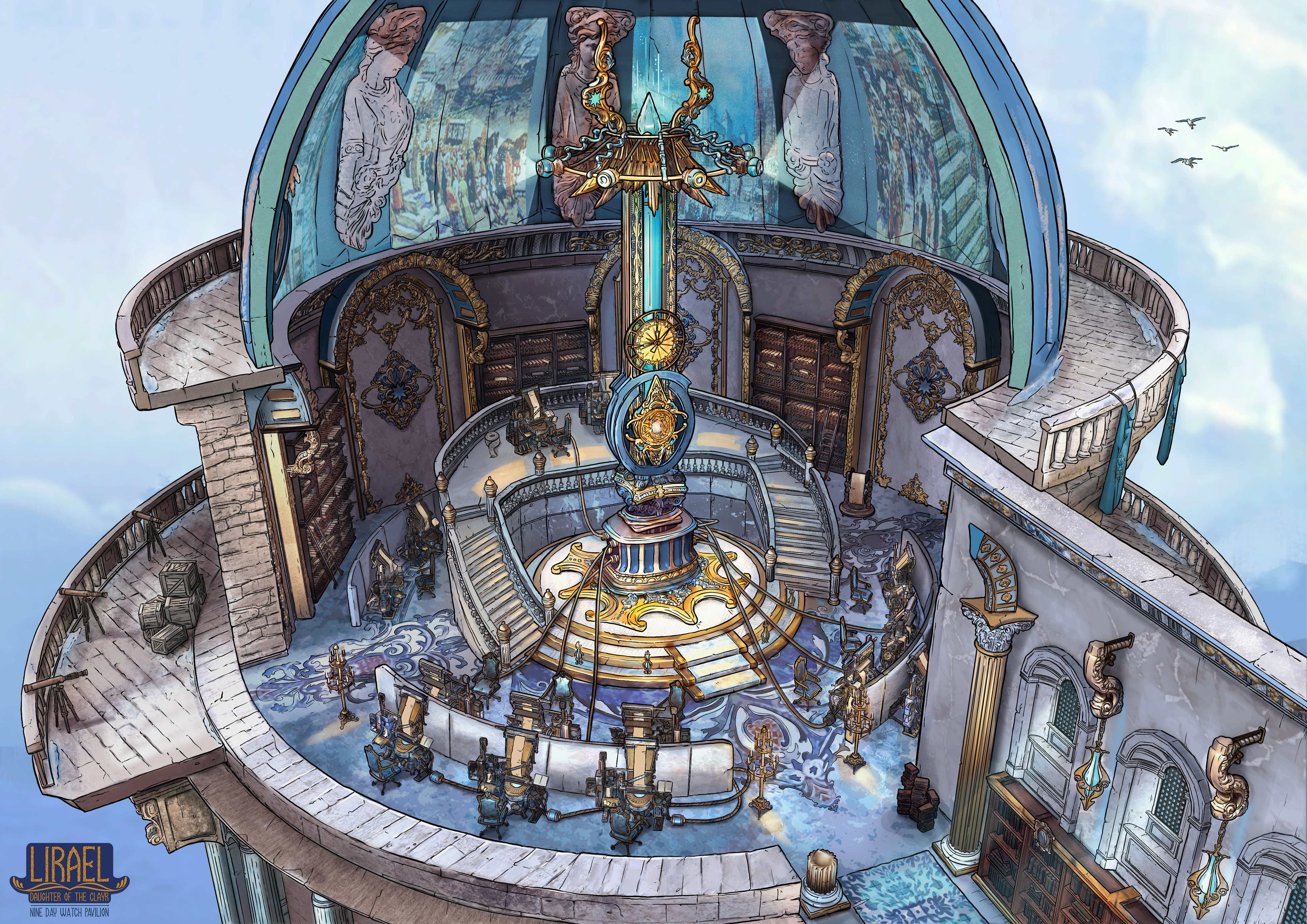 Lirael - Daughter of the Clayr - The Nine Day Watch Pavilion 