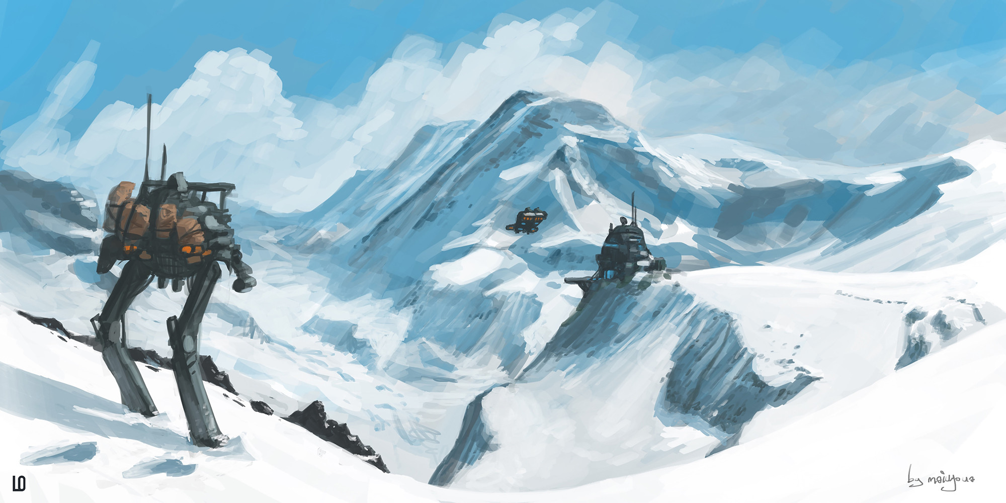 Snowy Landscape 550