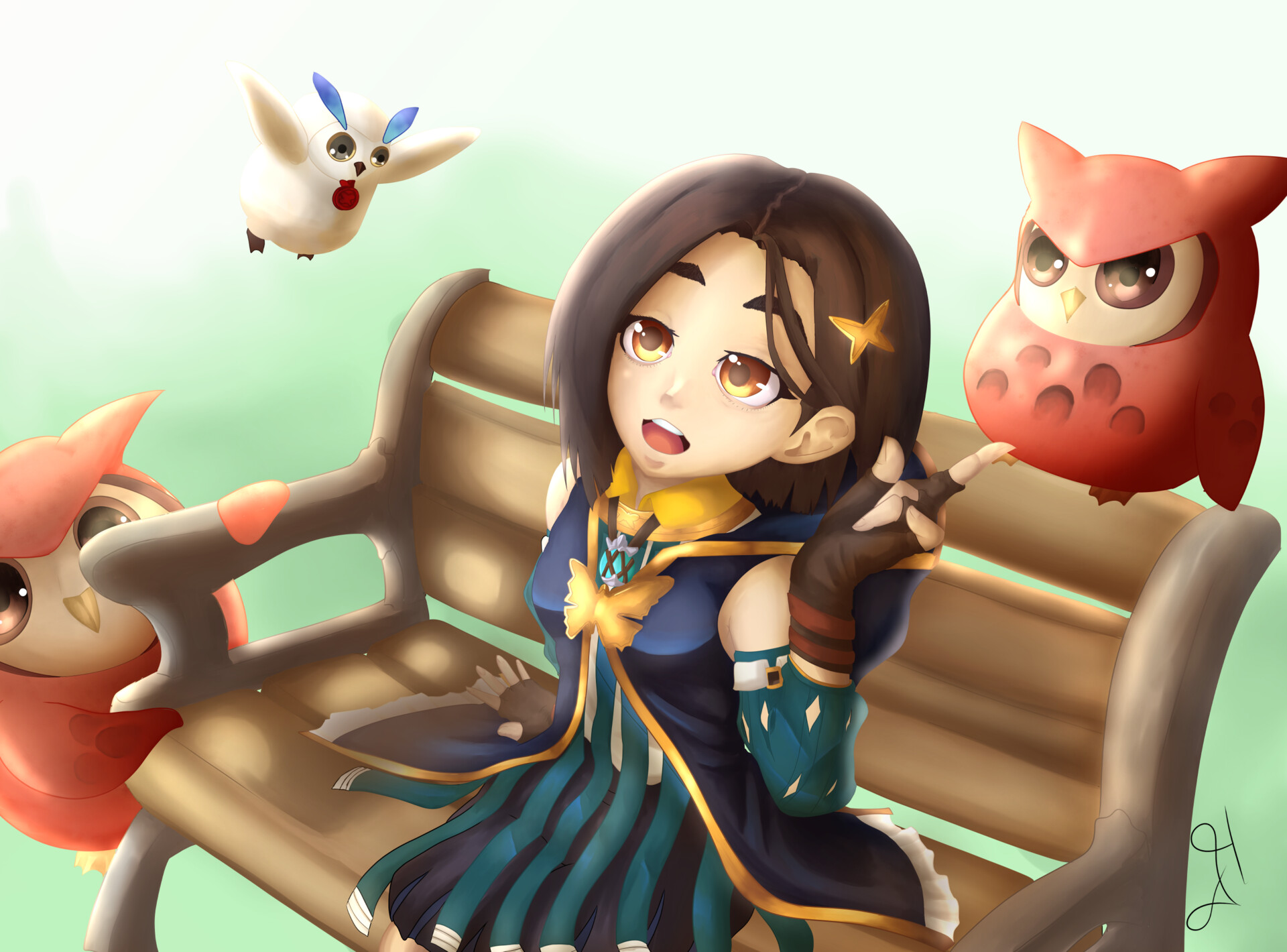 ArtStation Rinwell and Hootle