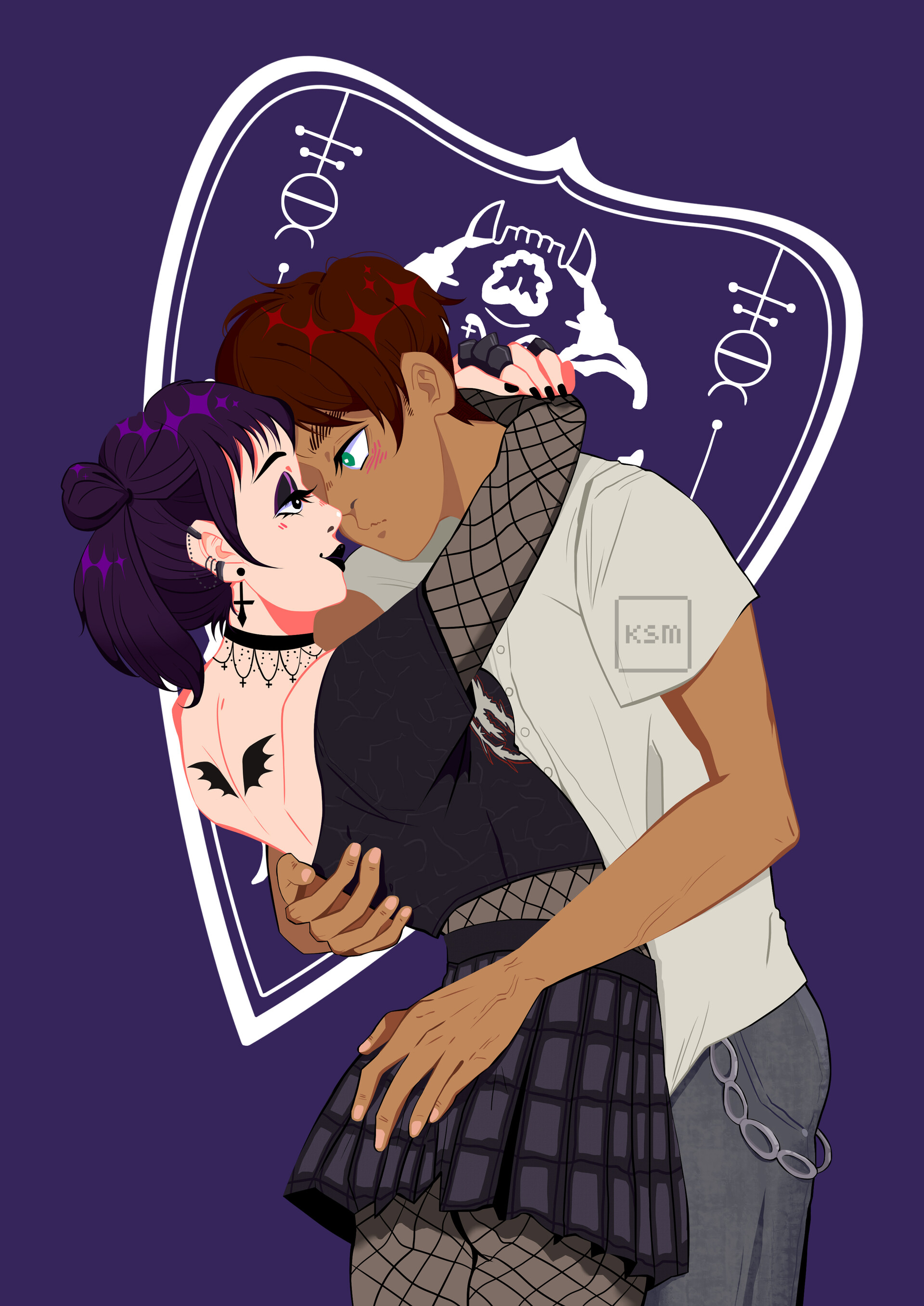 ArtStation normie eren & goth mikasa