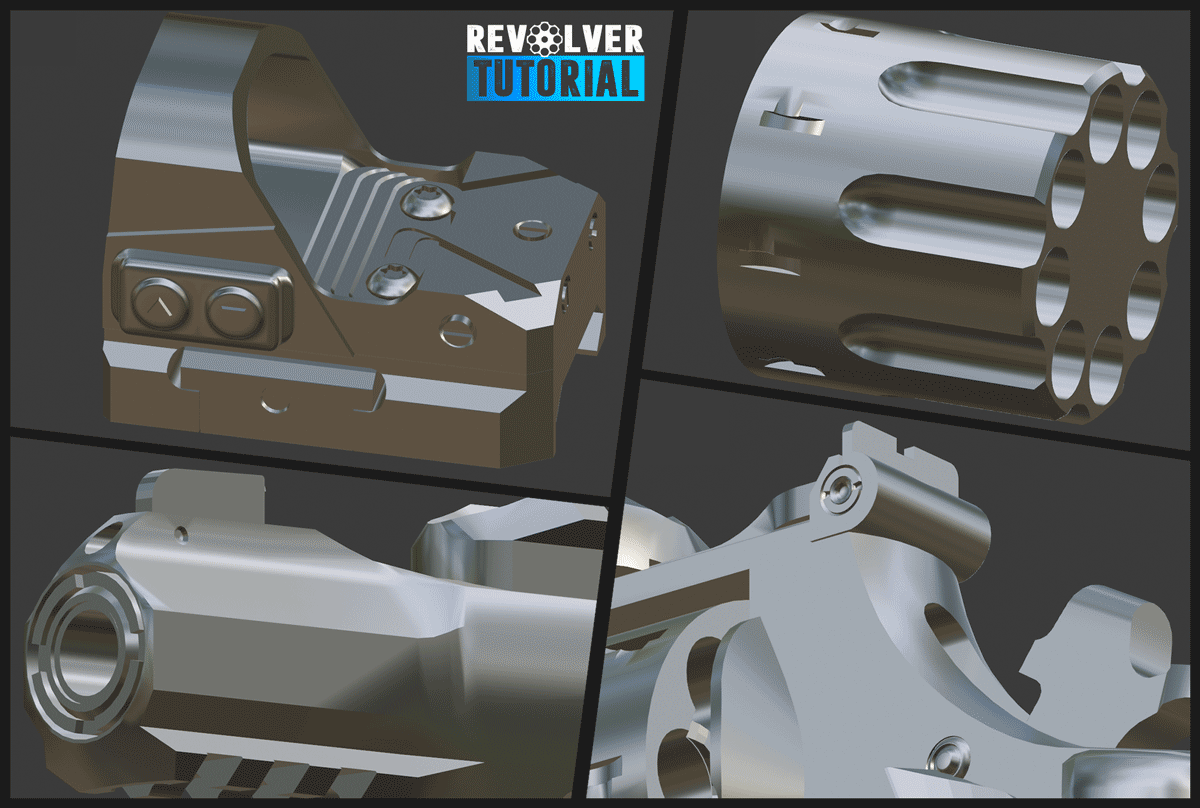 Learn how to handle the remesher workflow in Blender for creating highpoly models.