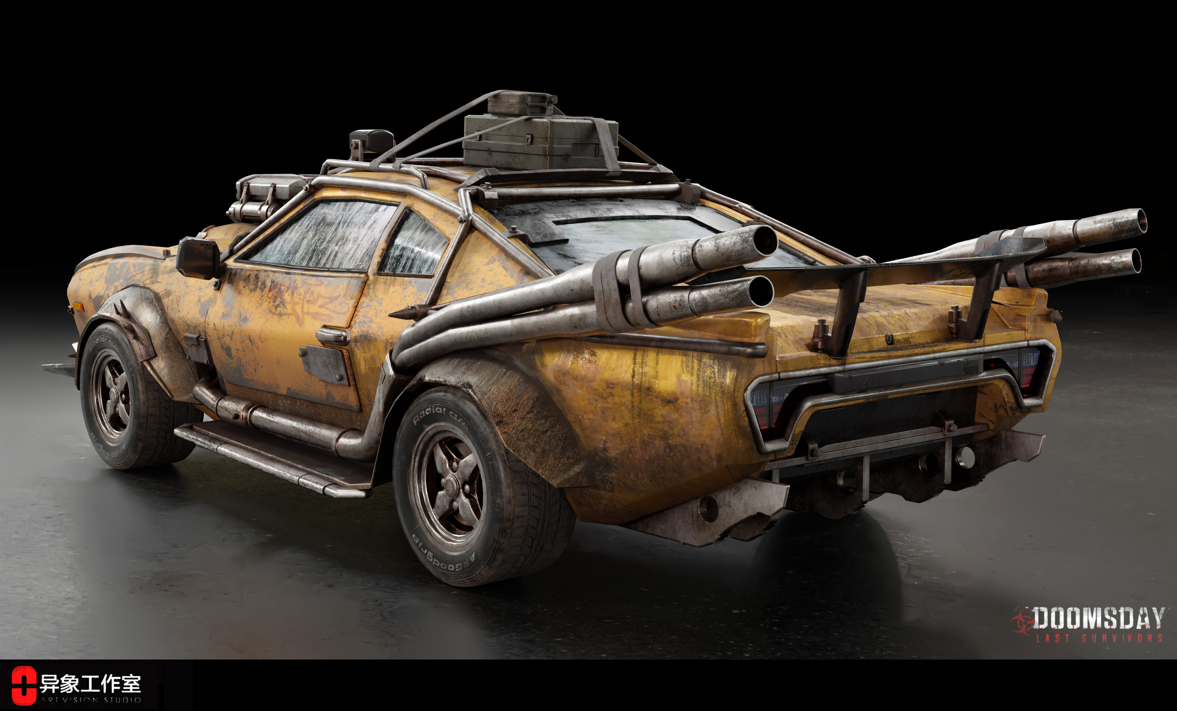 Dawnpu at Art vision studio - muscle car for Doomsday: Last Dawnpu at Art vision studio - muscle car for Doomsday: Last