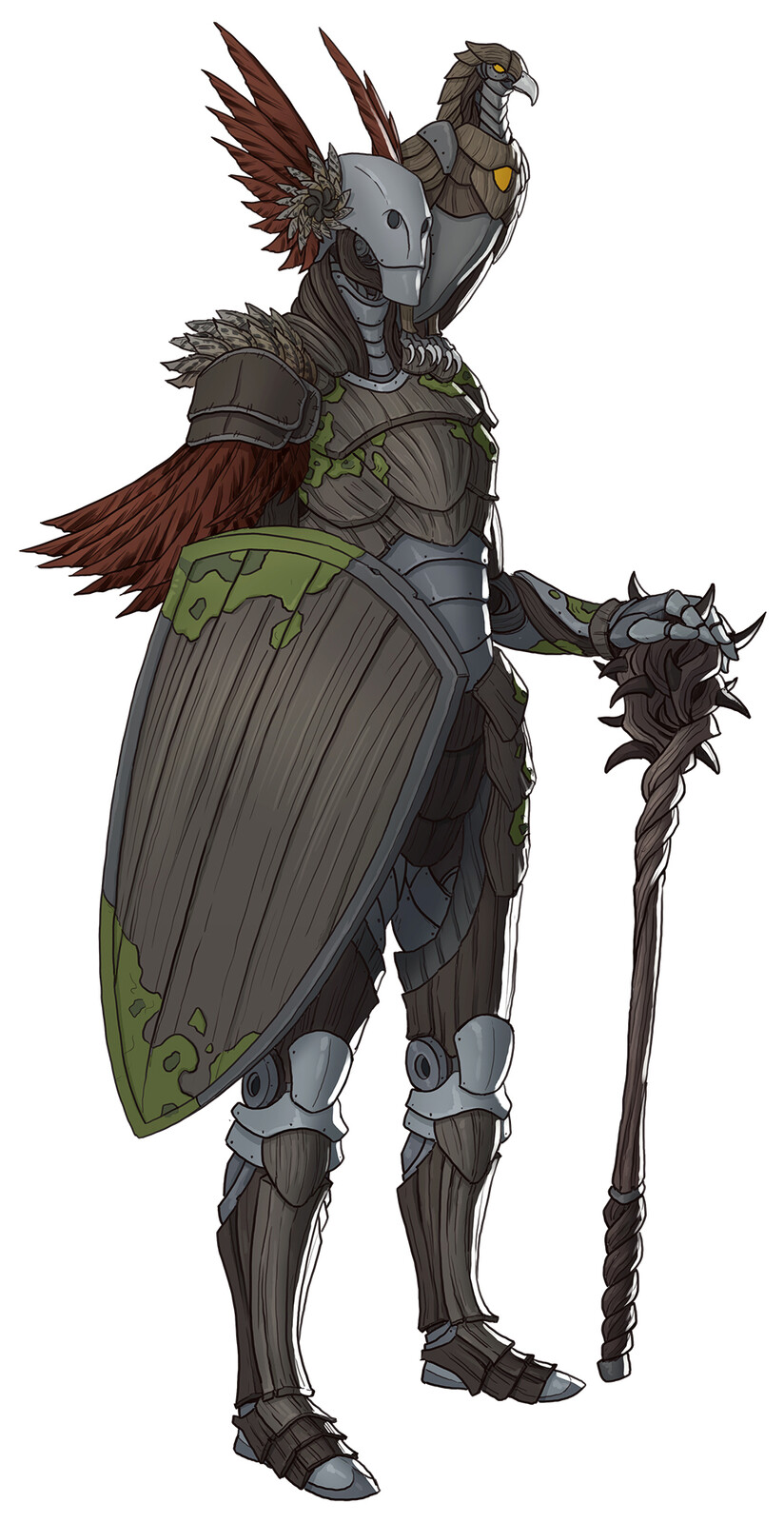 Feather, Warforged Battlesmith Artificer / Paladin of the Ancients.