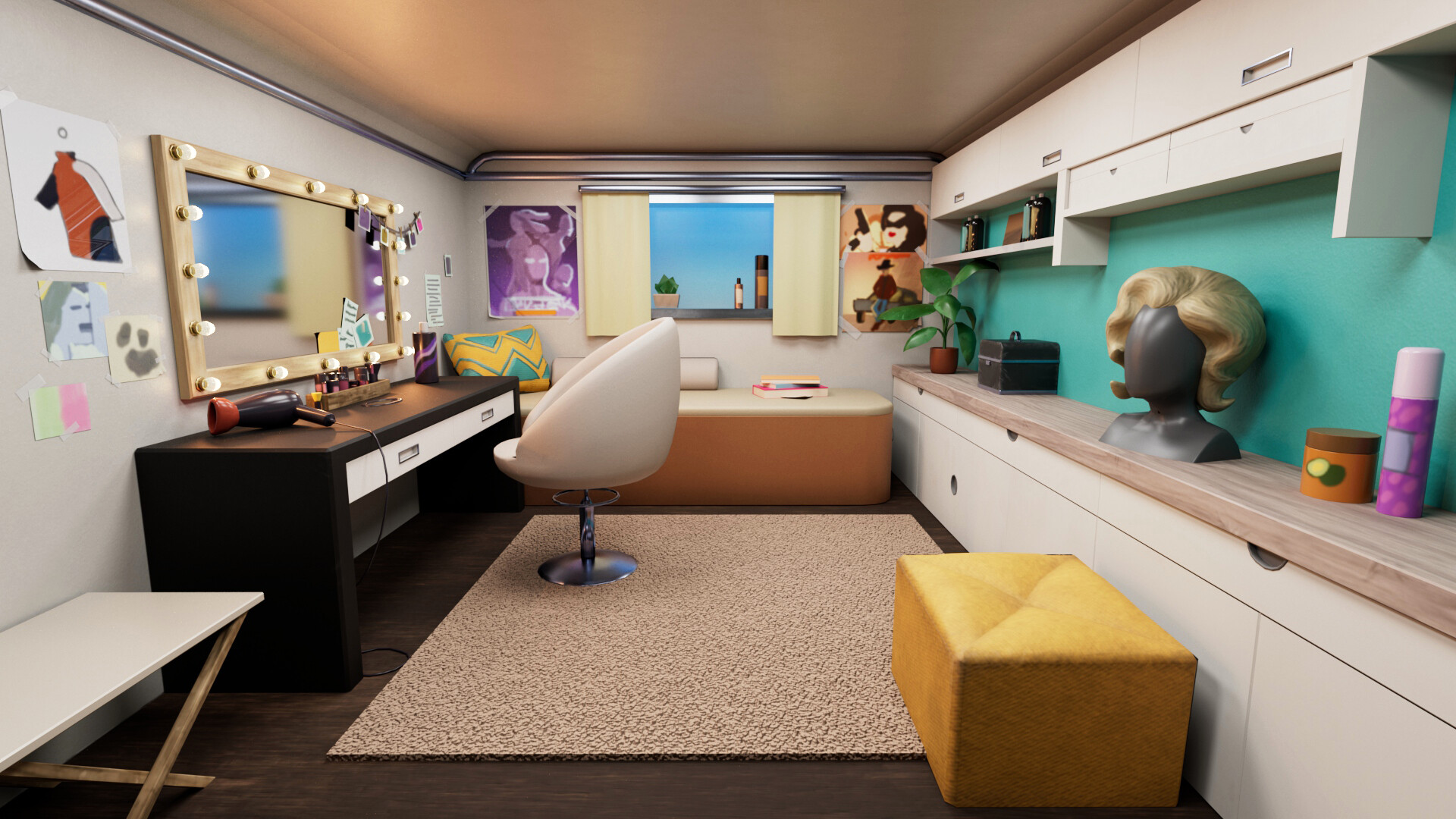 ArtStation - Dressing room