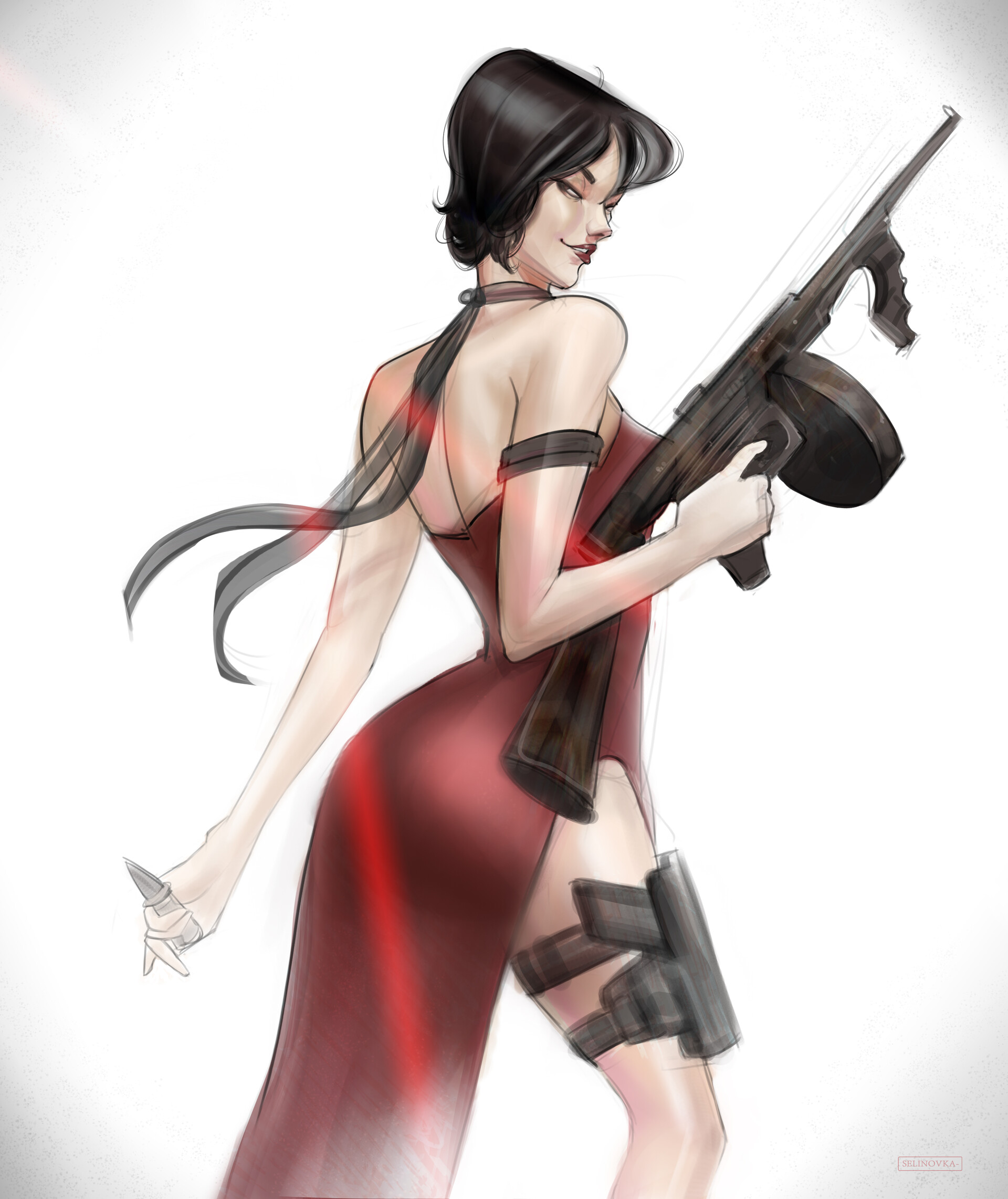 ArtStation - Ada Wong - Resident Evil 2