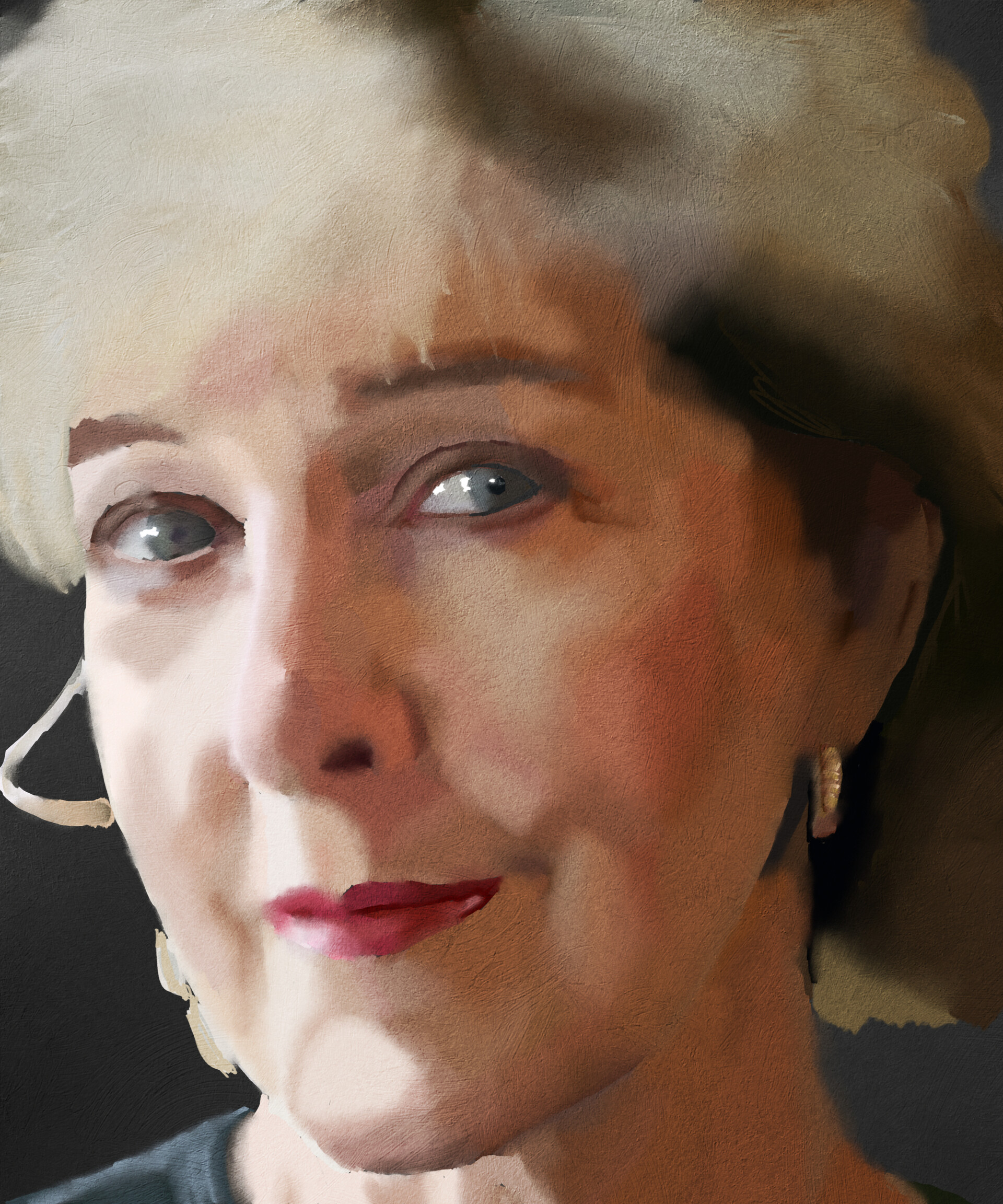 Artstation Patricia Hodge Portrait