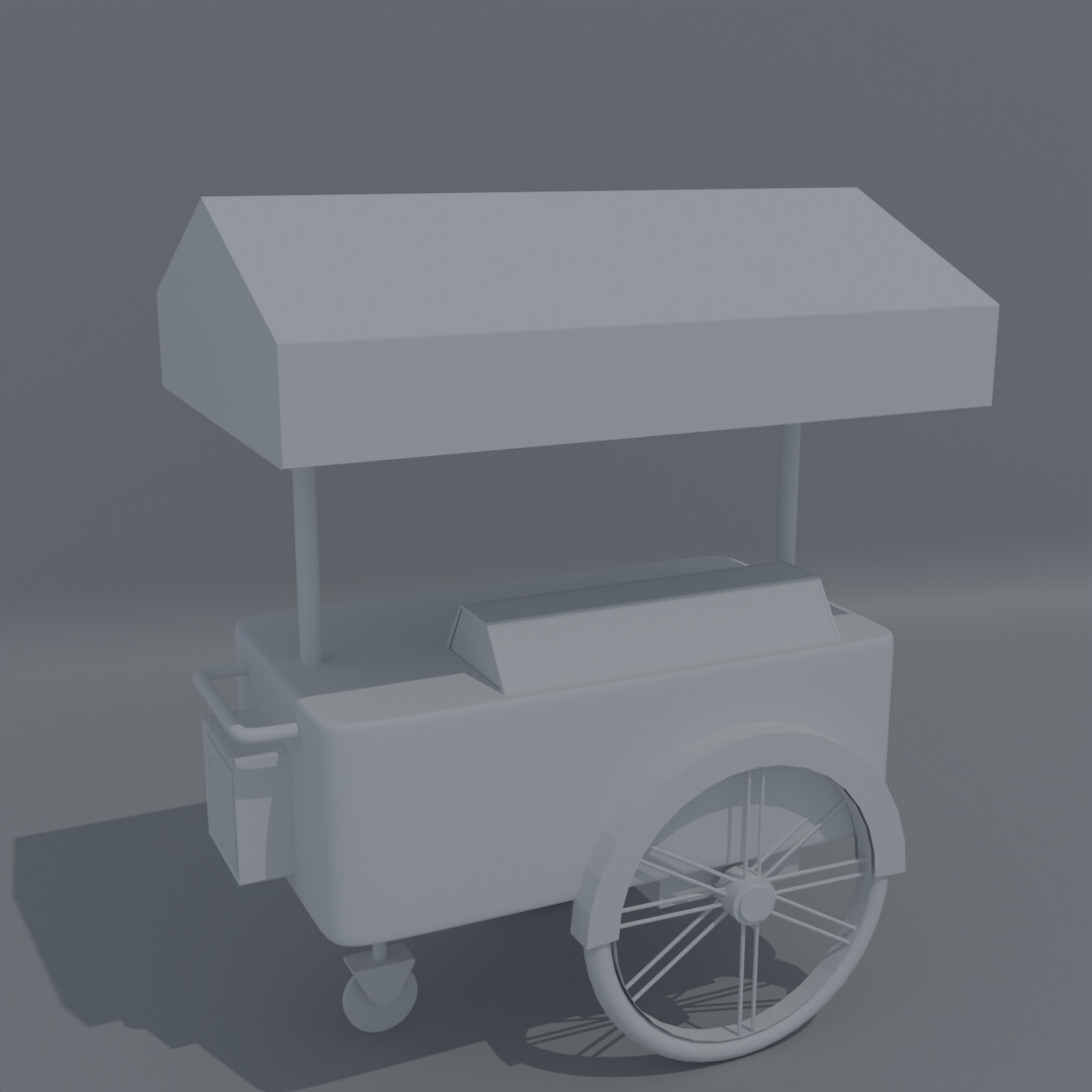 ArtStation Ice cream cart