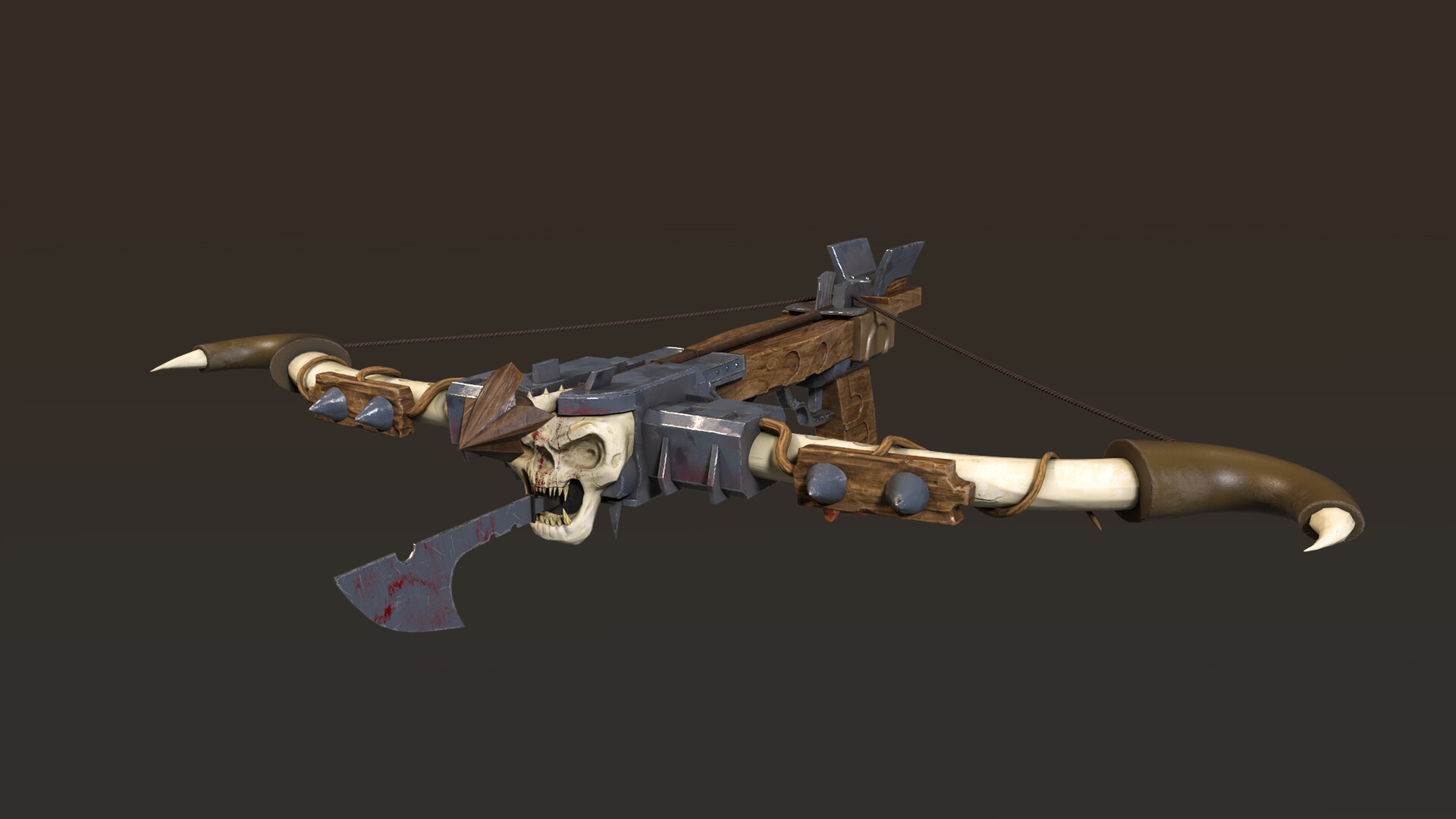 Emz Gili - Skull Crossbow, image size:1920x1080