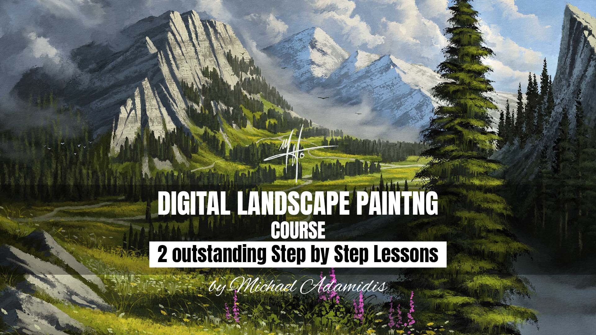 digital painting wallpaper tutorial