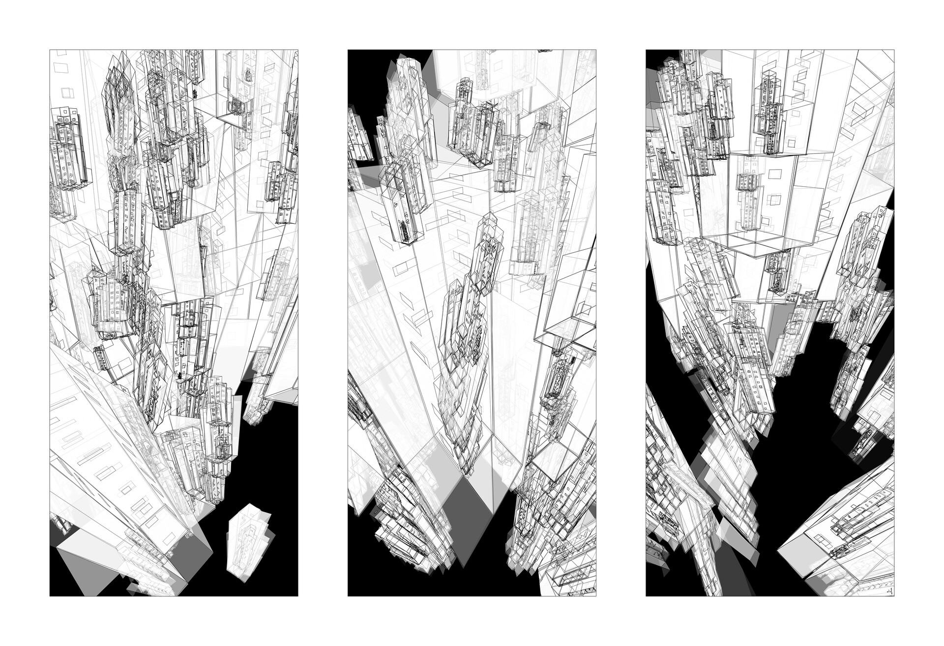 stvL - city trippin triptych