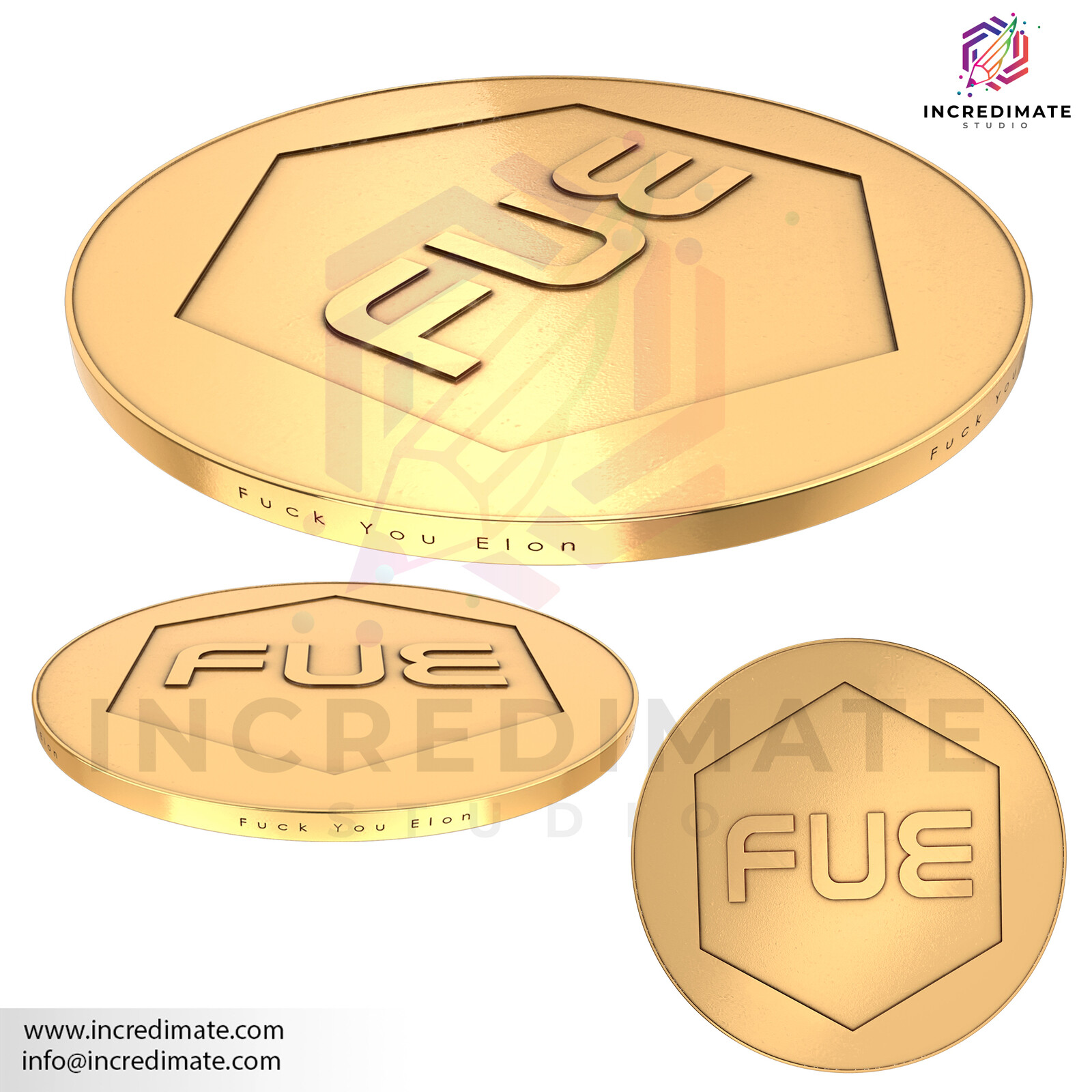 3d model created by Incredimate