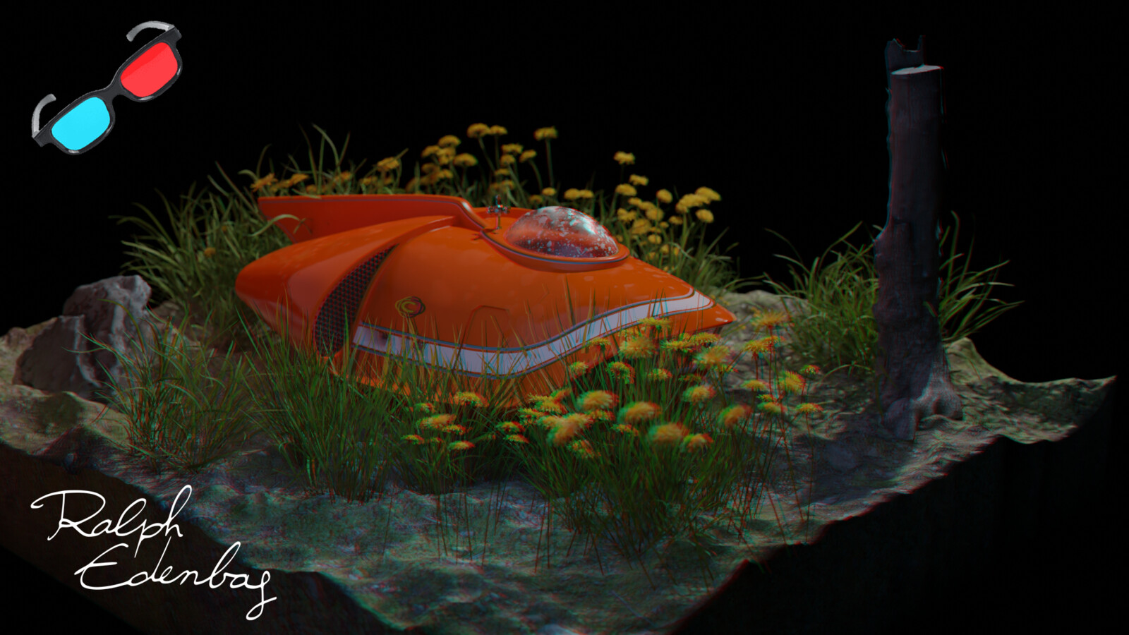 Use your 3D anaglyph glasses is advised