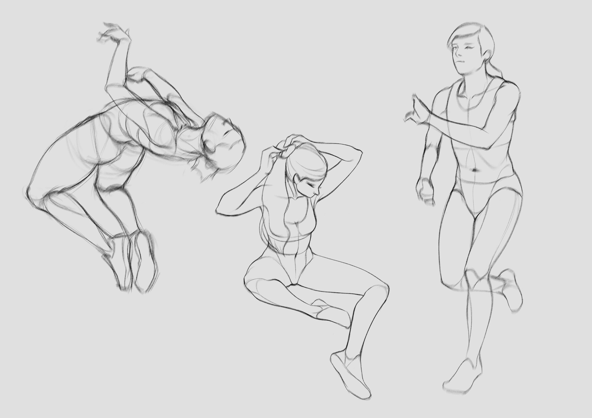 ArtStation - Studies Gesture 1