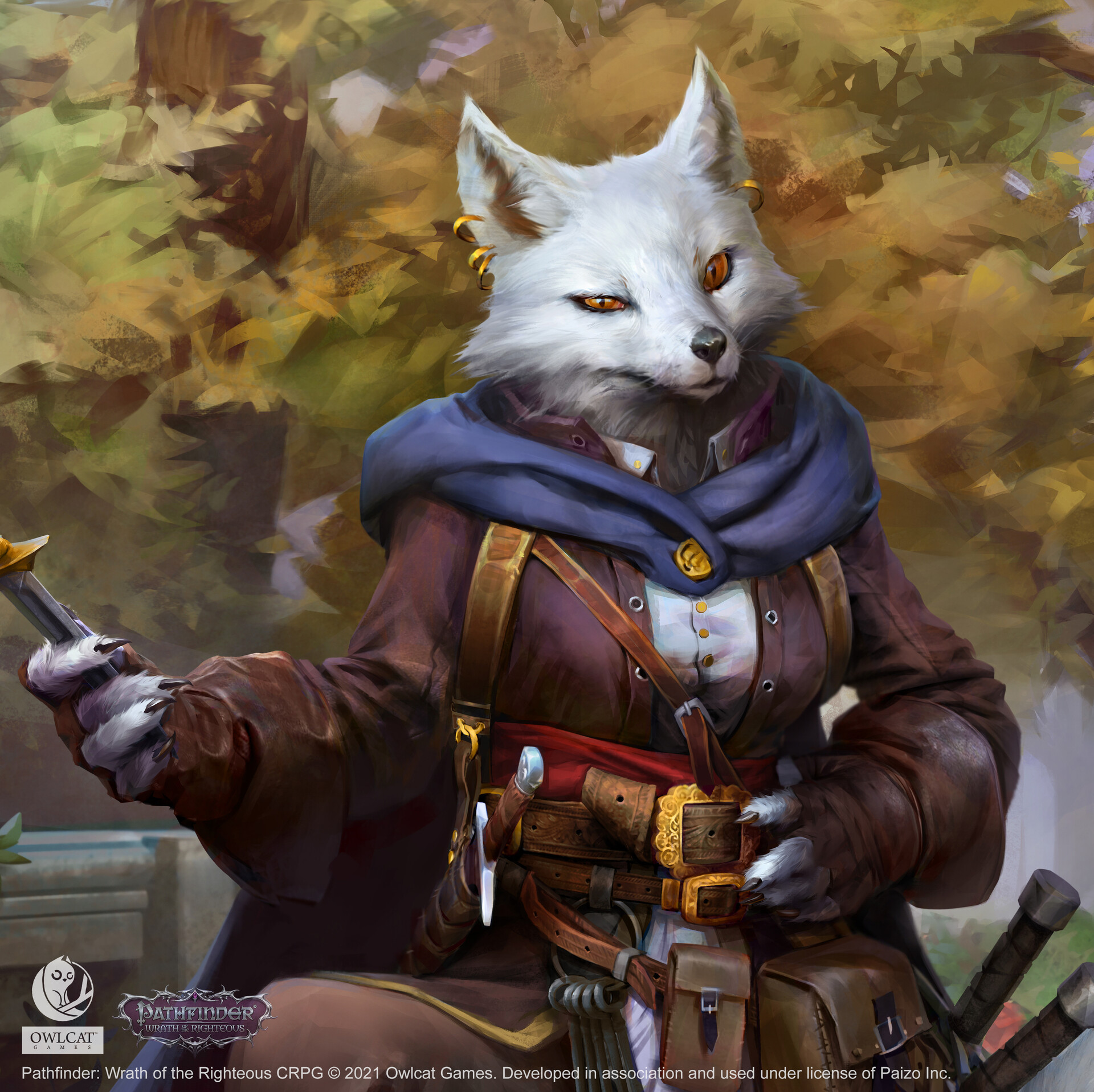 White Kitsune Pathfinder
