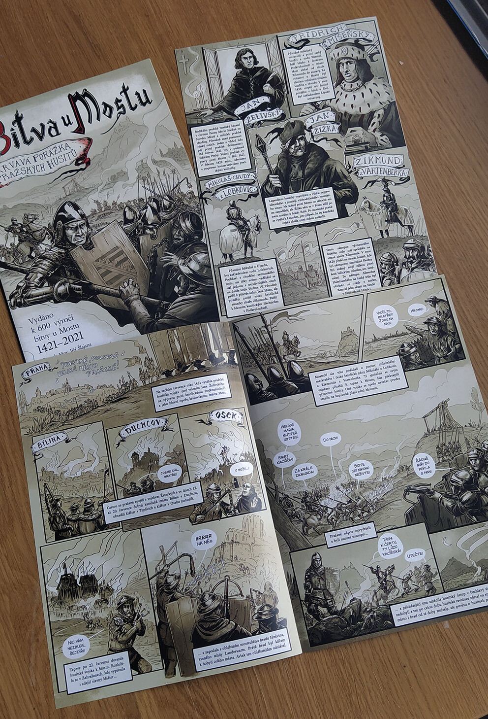 Printed version - front, back and inside.