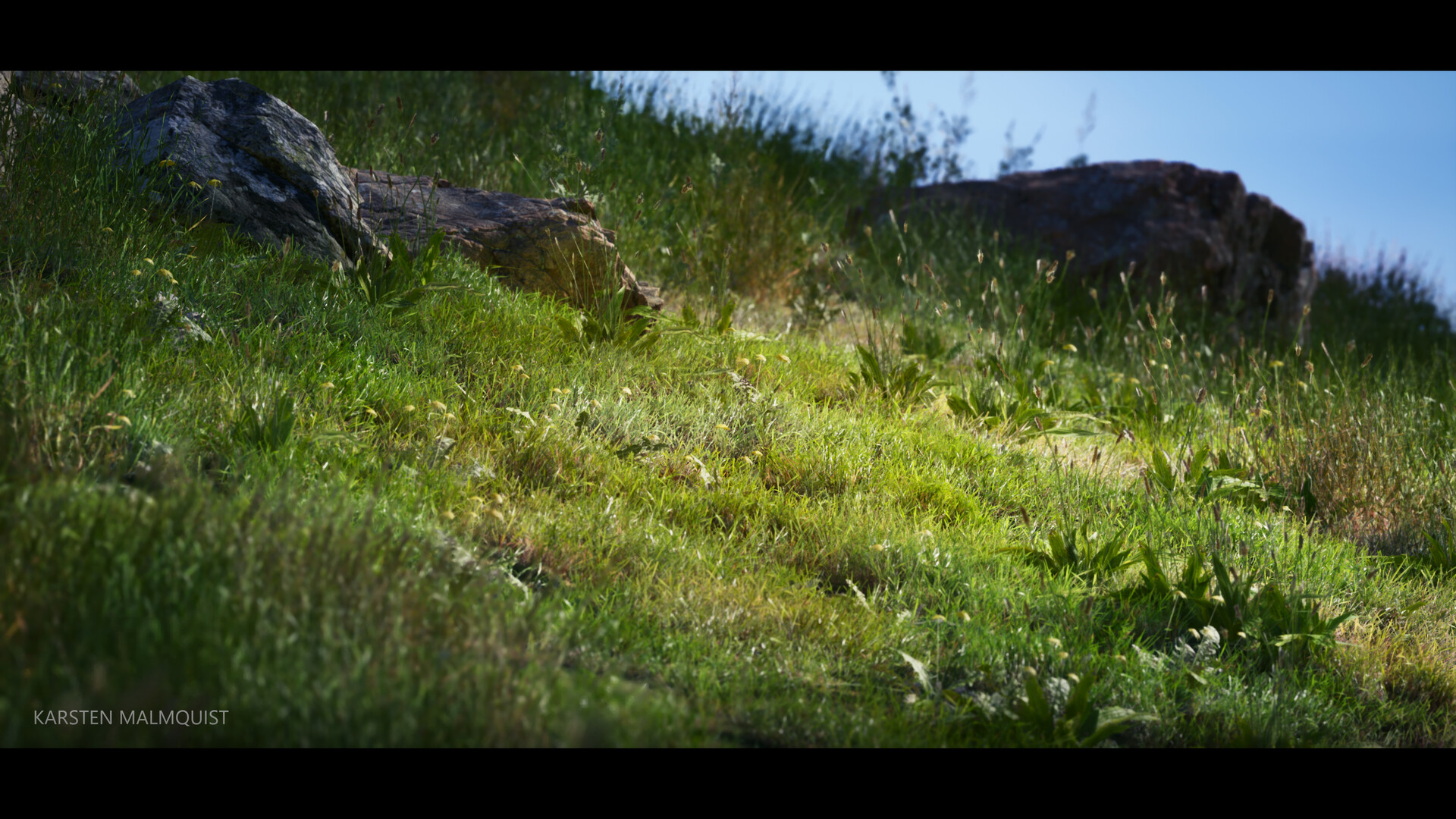 Трава в ue4