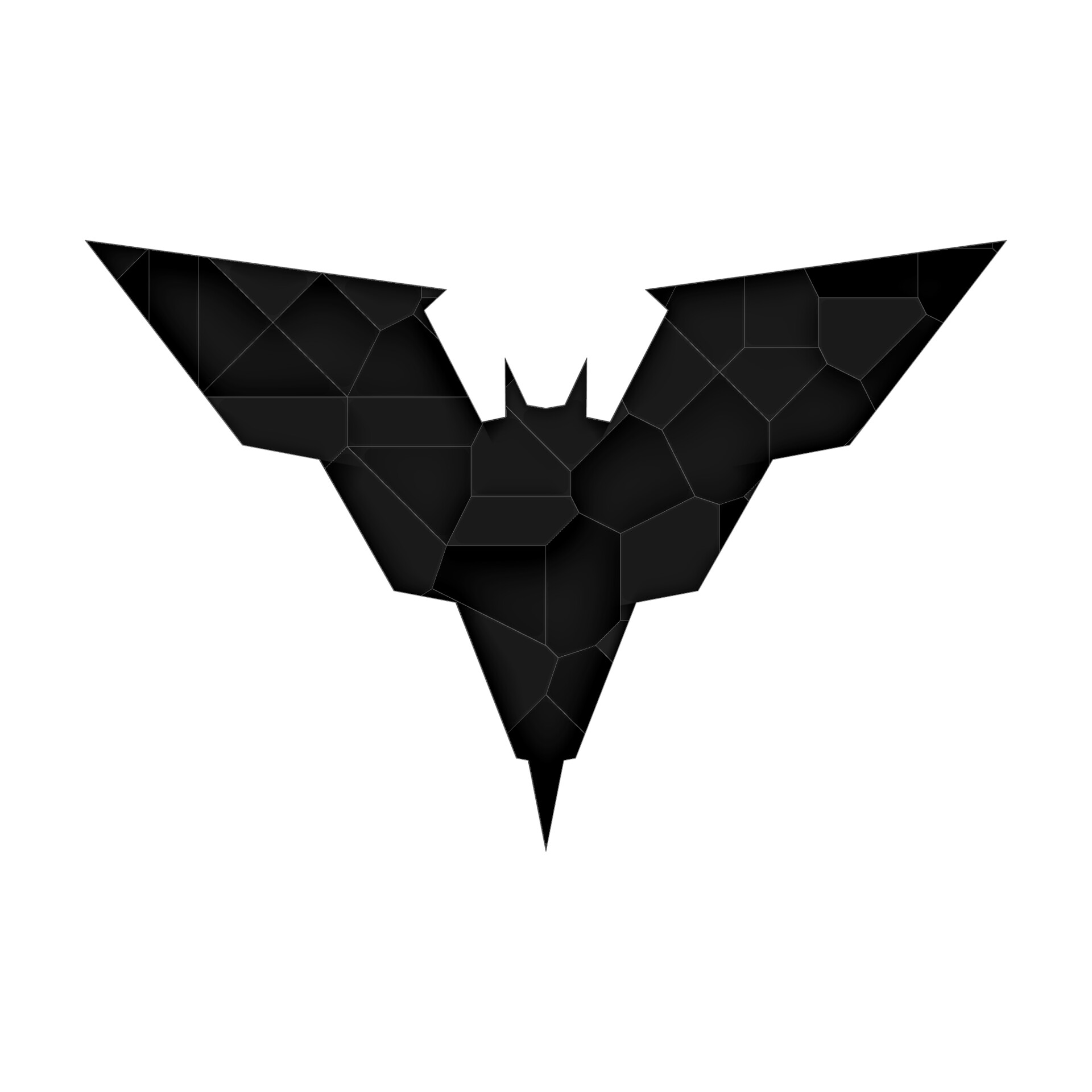 batman symbol drawing