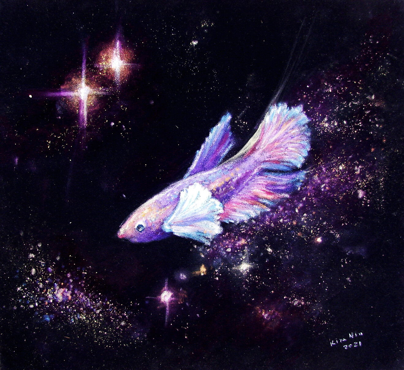 ArtStation space fish