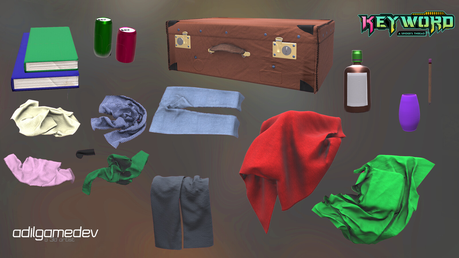 Some props including the clothing (other than blanket)