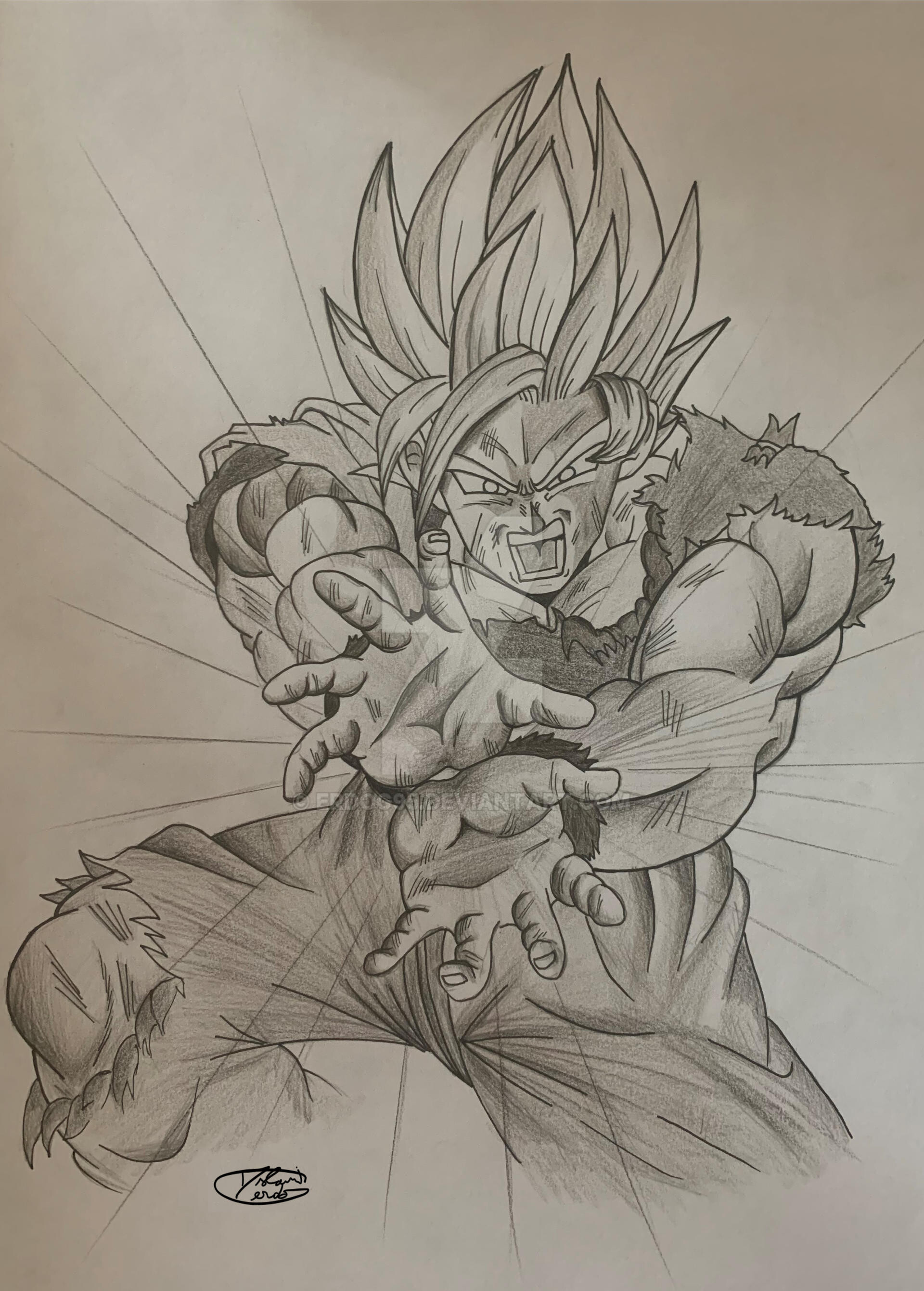 Goku Ultra Instinct Kamehameha by Youtto on DeviantArt