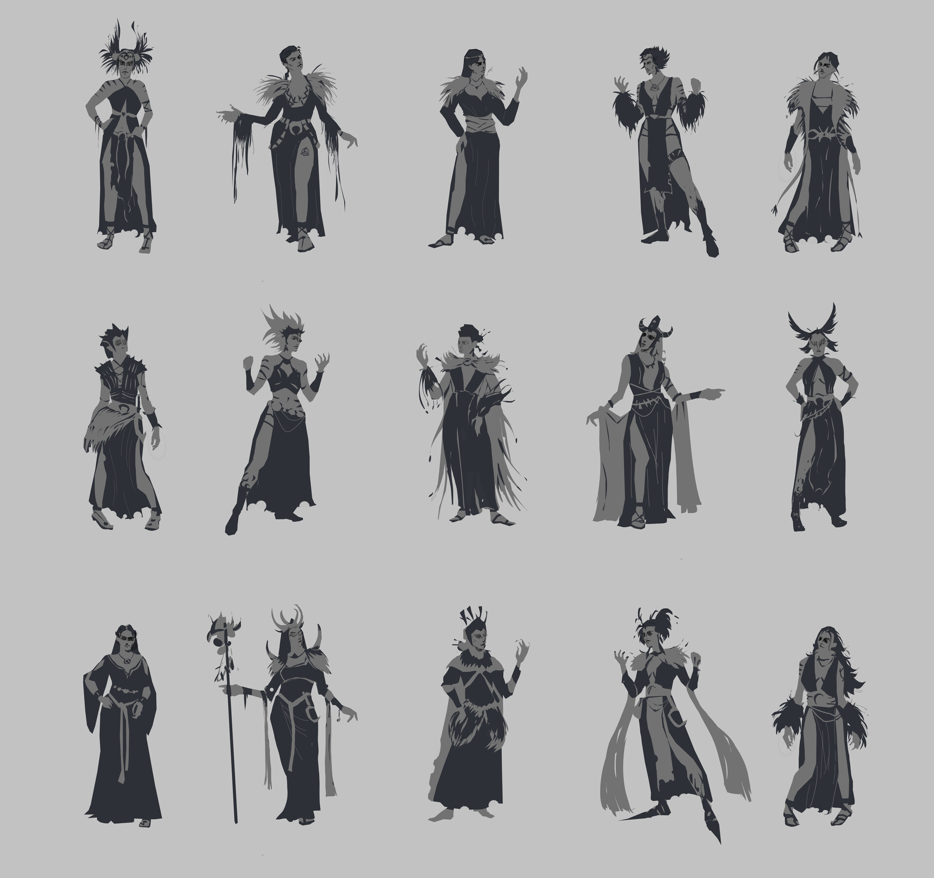 Artstation Celtic Witch Character Design For Fun