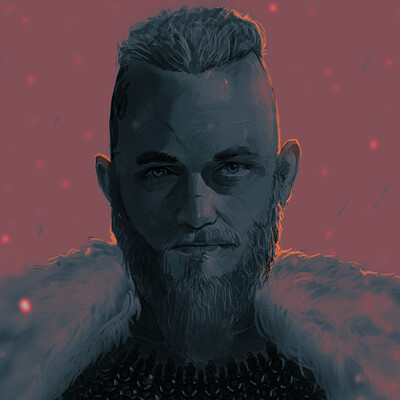 Bjorn Ironside portrait - AI Generated Artwork - NightCafe Creator