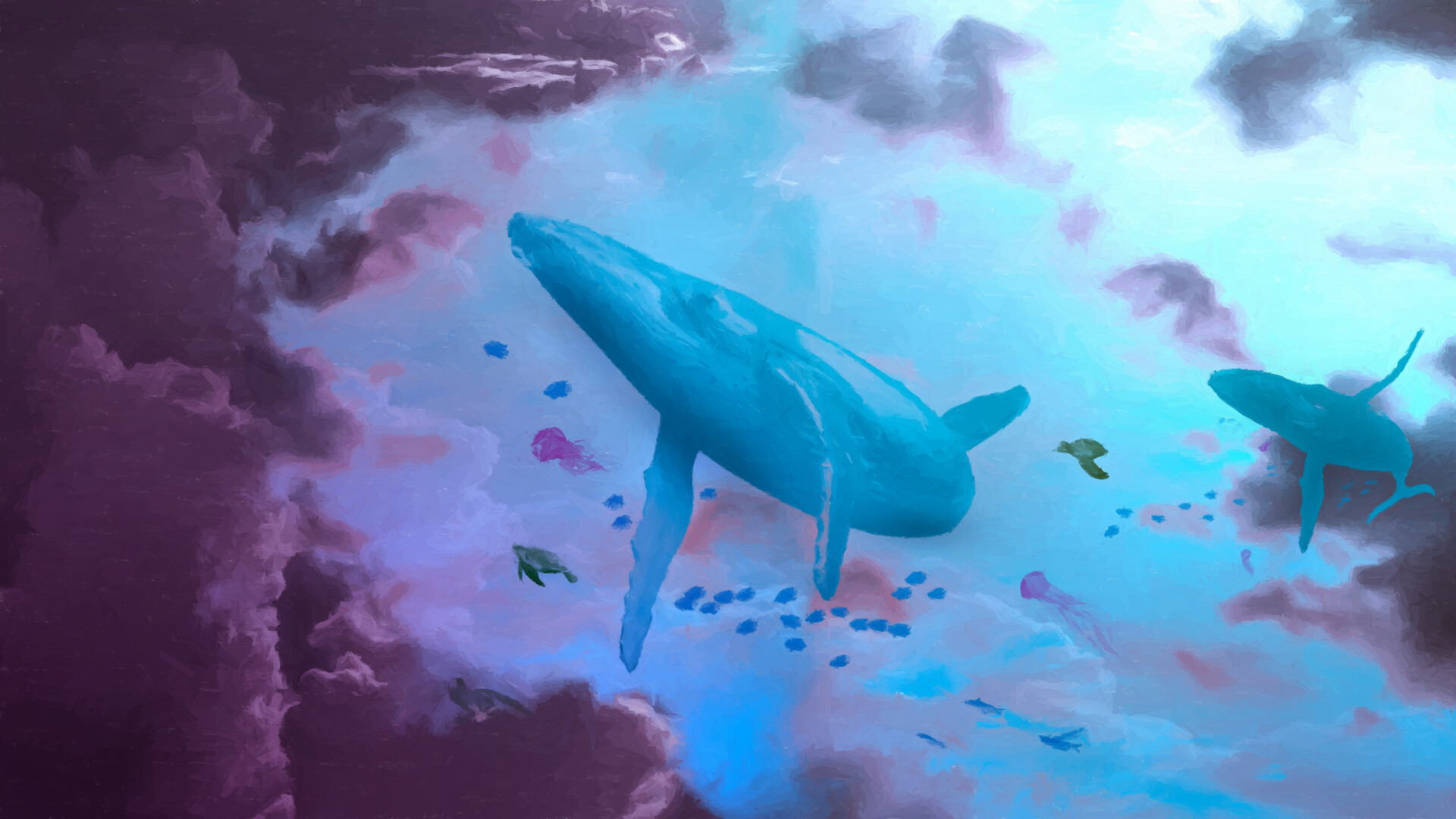 ArtStation - Travelers Whales