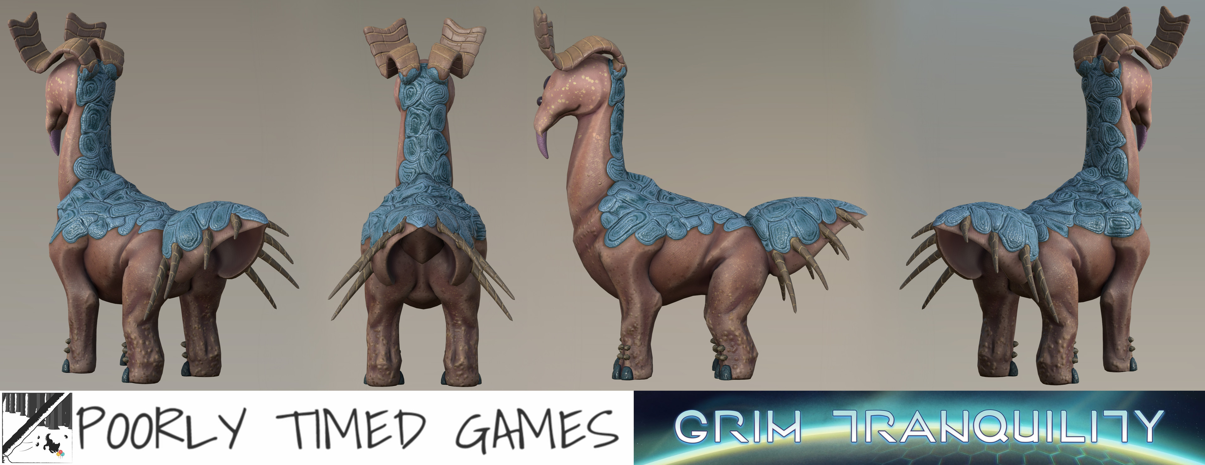 Real-time render in Substance Painter.
