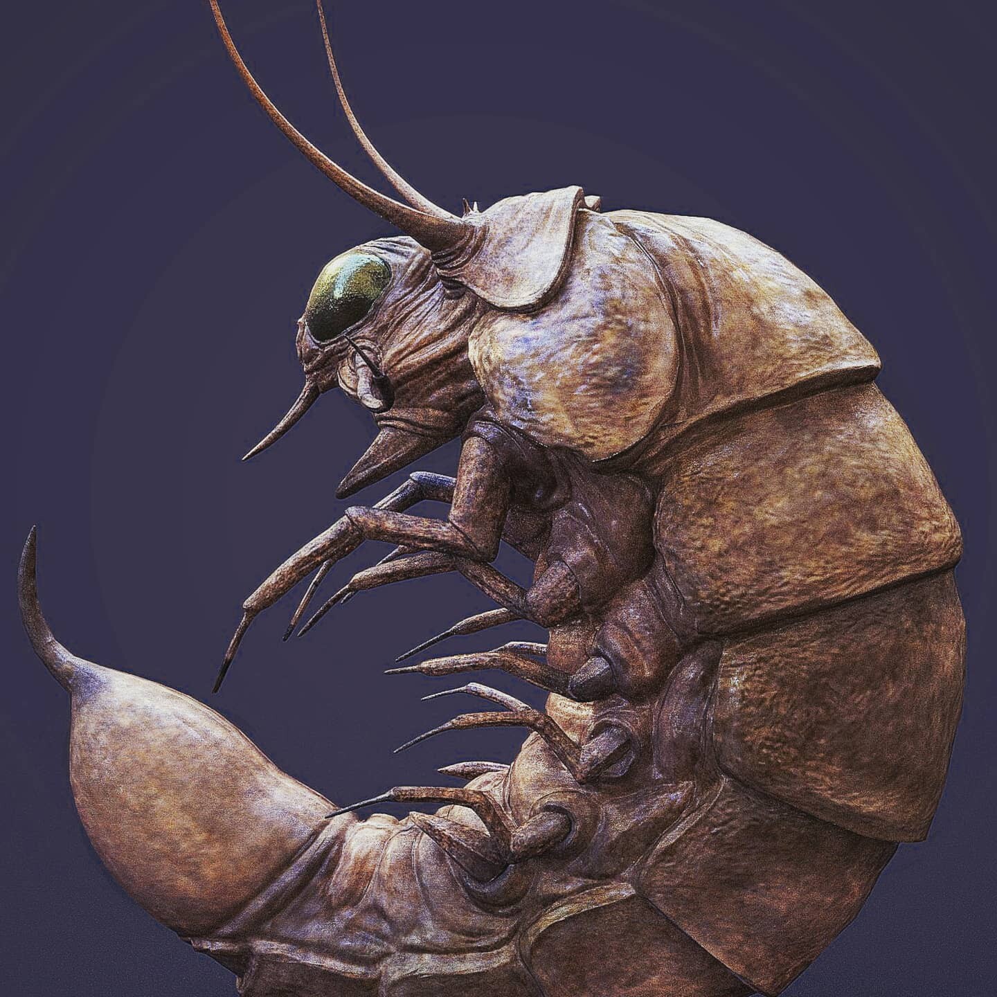 Реалистичное Янтарное насекомое арт