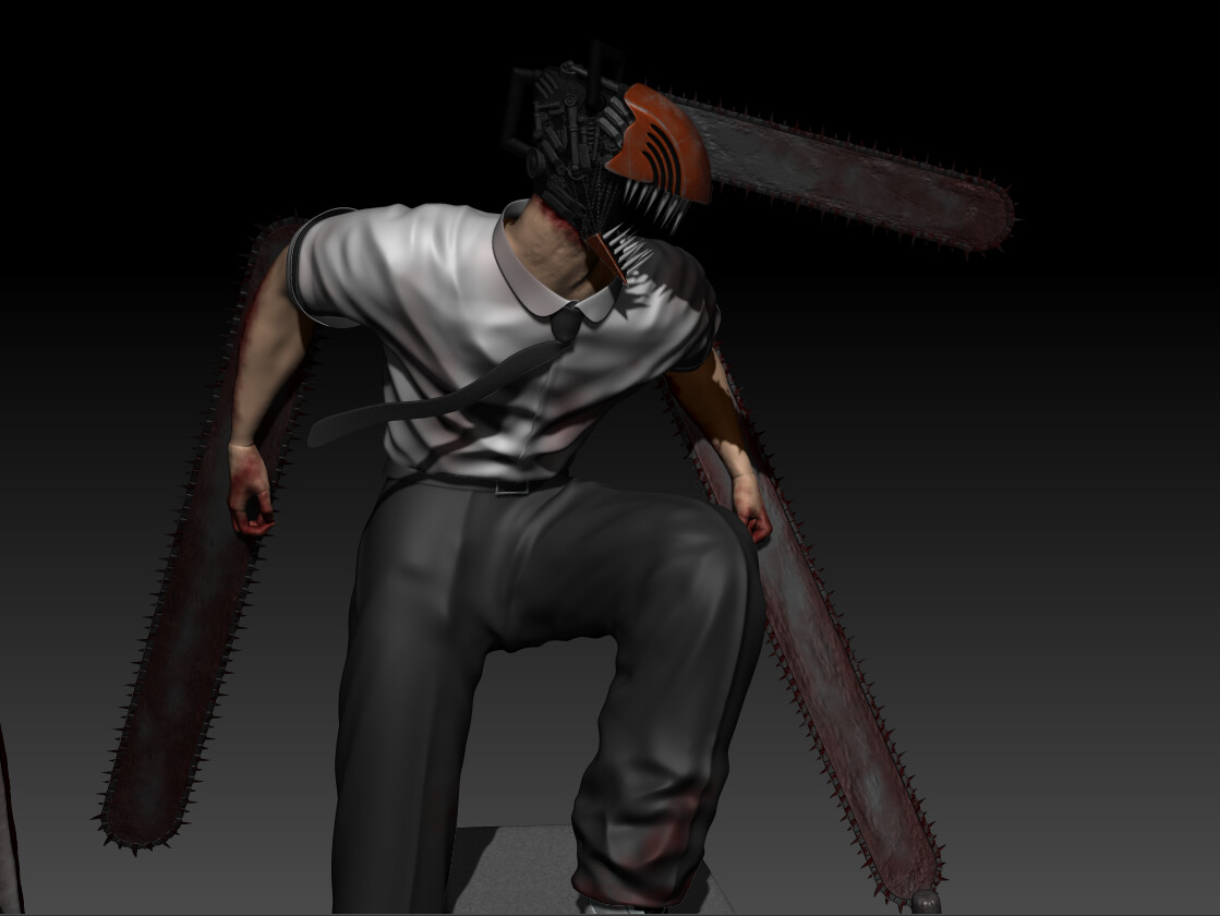ArtStation - Personagens originais vestidos como personagens de chainsaw man