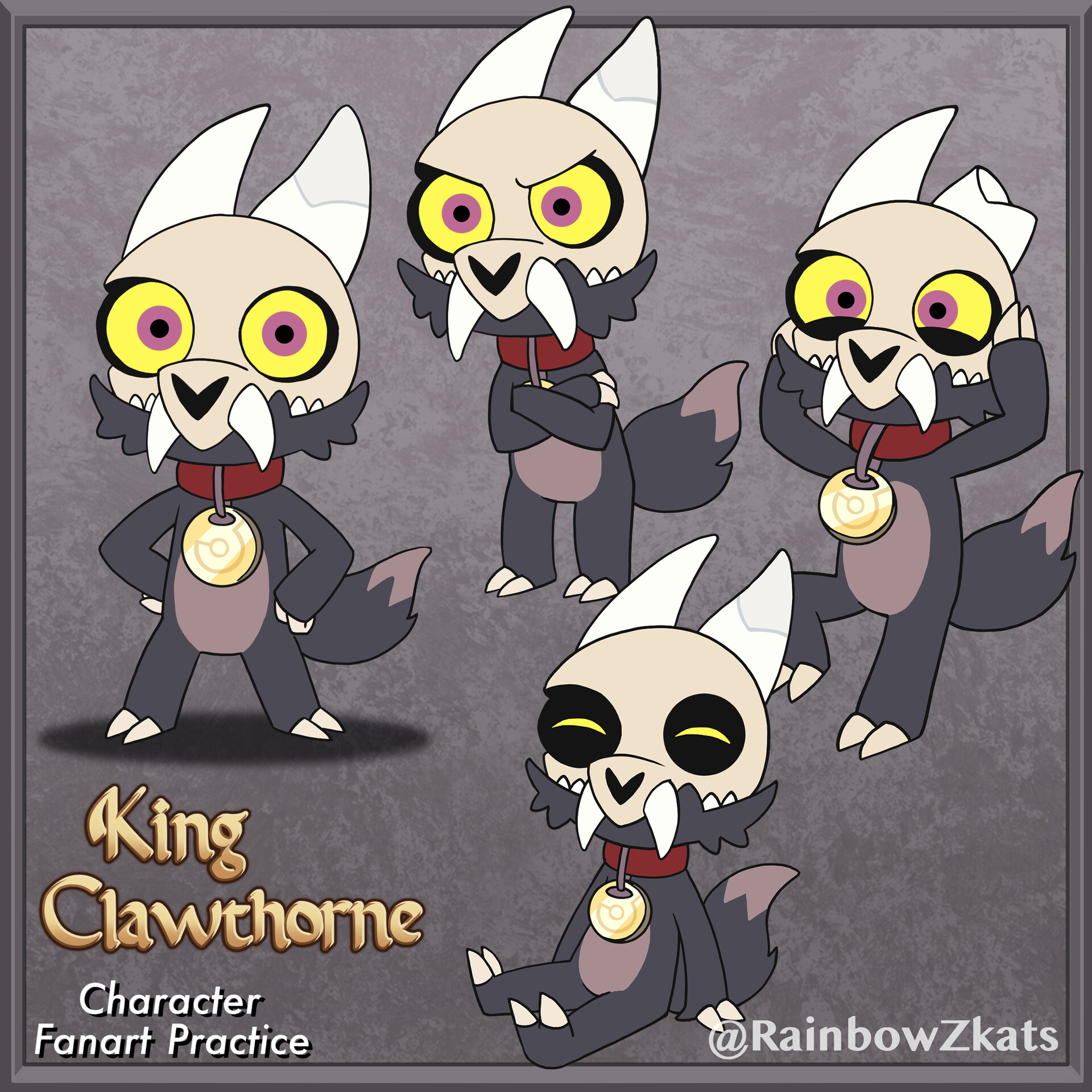 The Owl House King Clawthorne Hand-crafted Custom Designer 