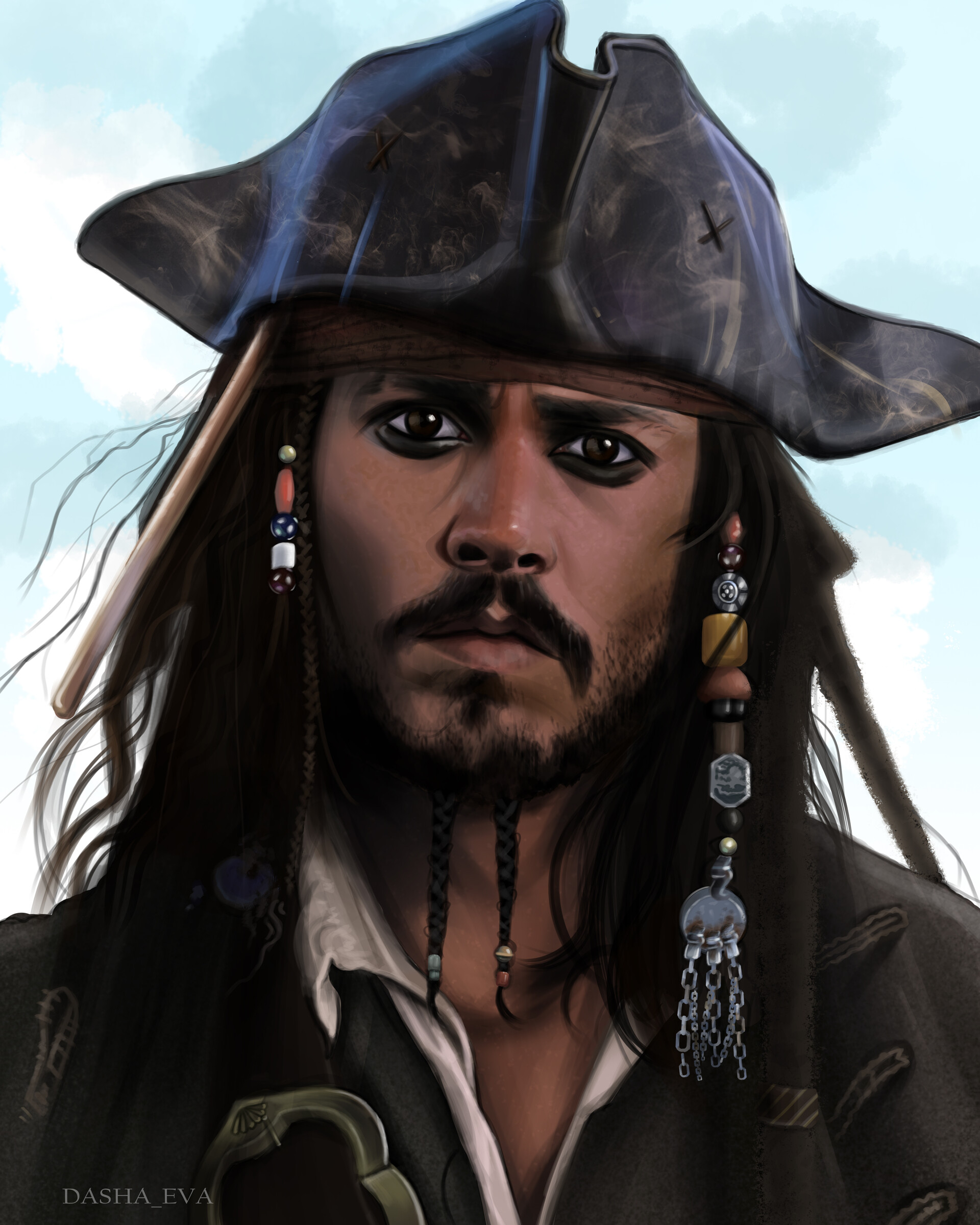 ArtStation - Jack Sparrow | Pirates of the Caribbean