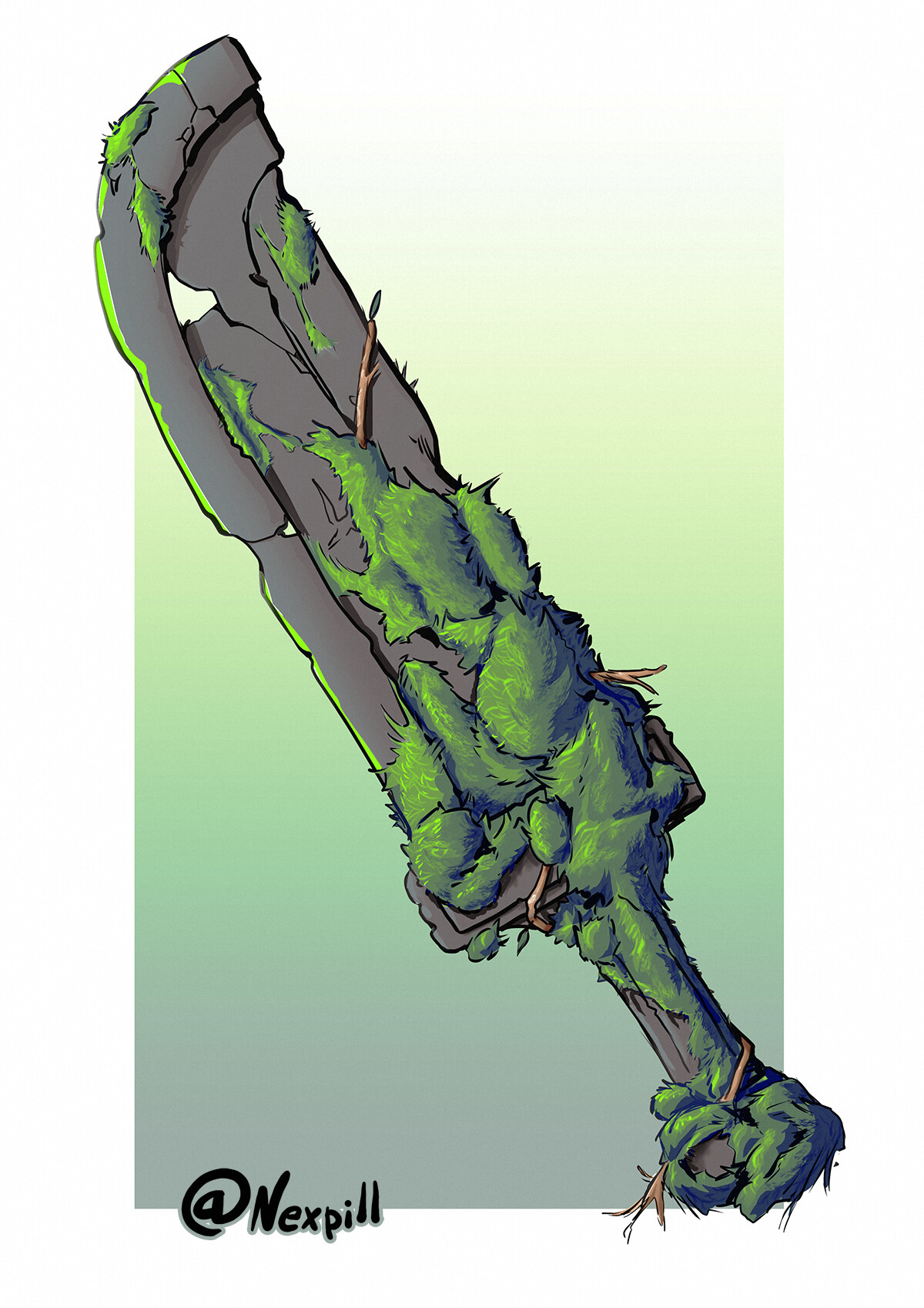 ArtStation Moss sword