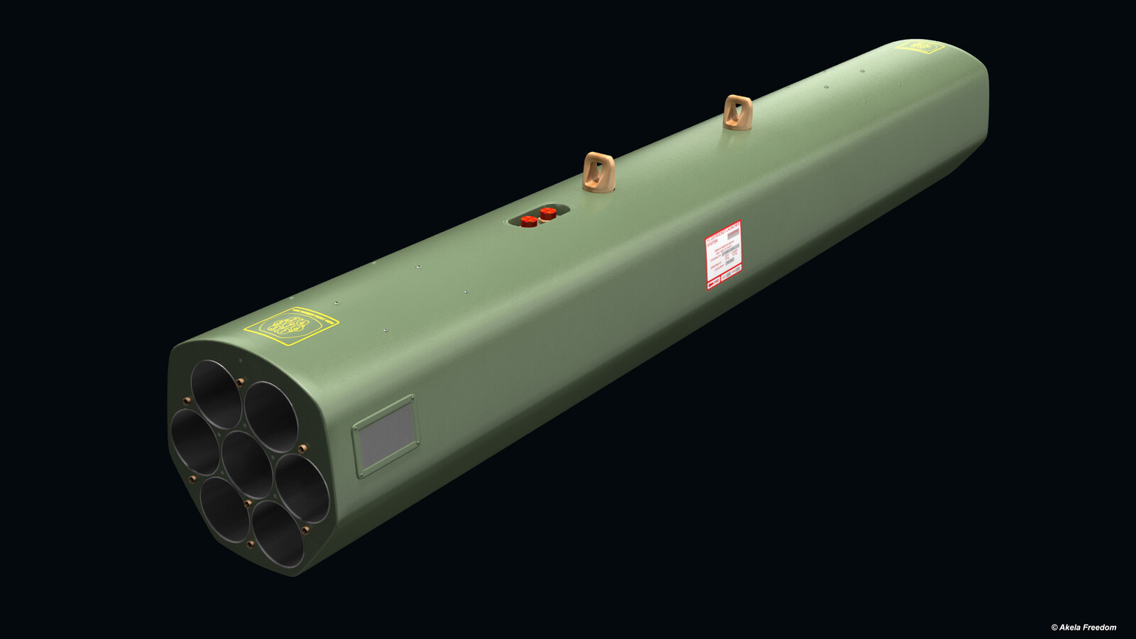 FZ220 Rocket Launcher

Link for 3D model:
https://www.cgtrader.com/3d-models/military/rocketry/fz220-rocket-launcher