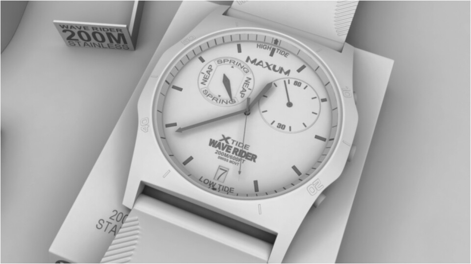 Maxum best sale waverider watch