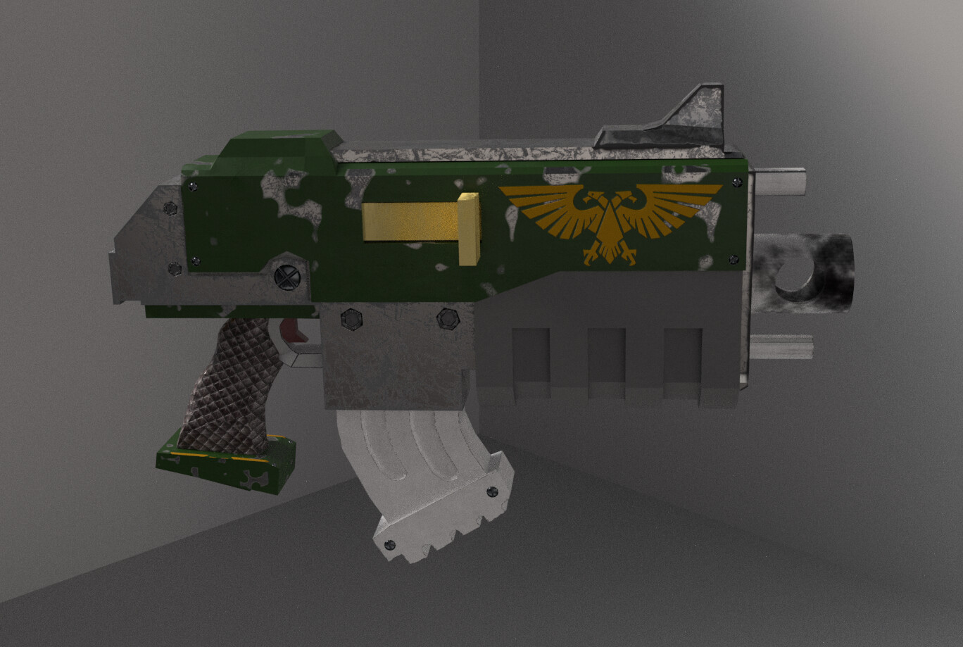 Cover Render with some quick materials from Substance Painter done in Substance Stager.