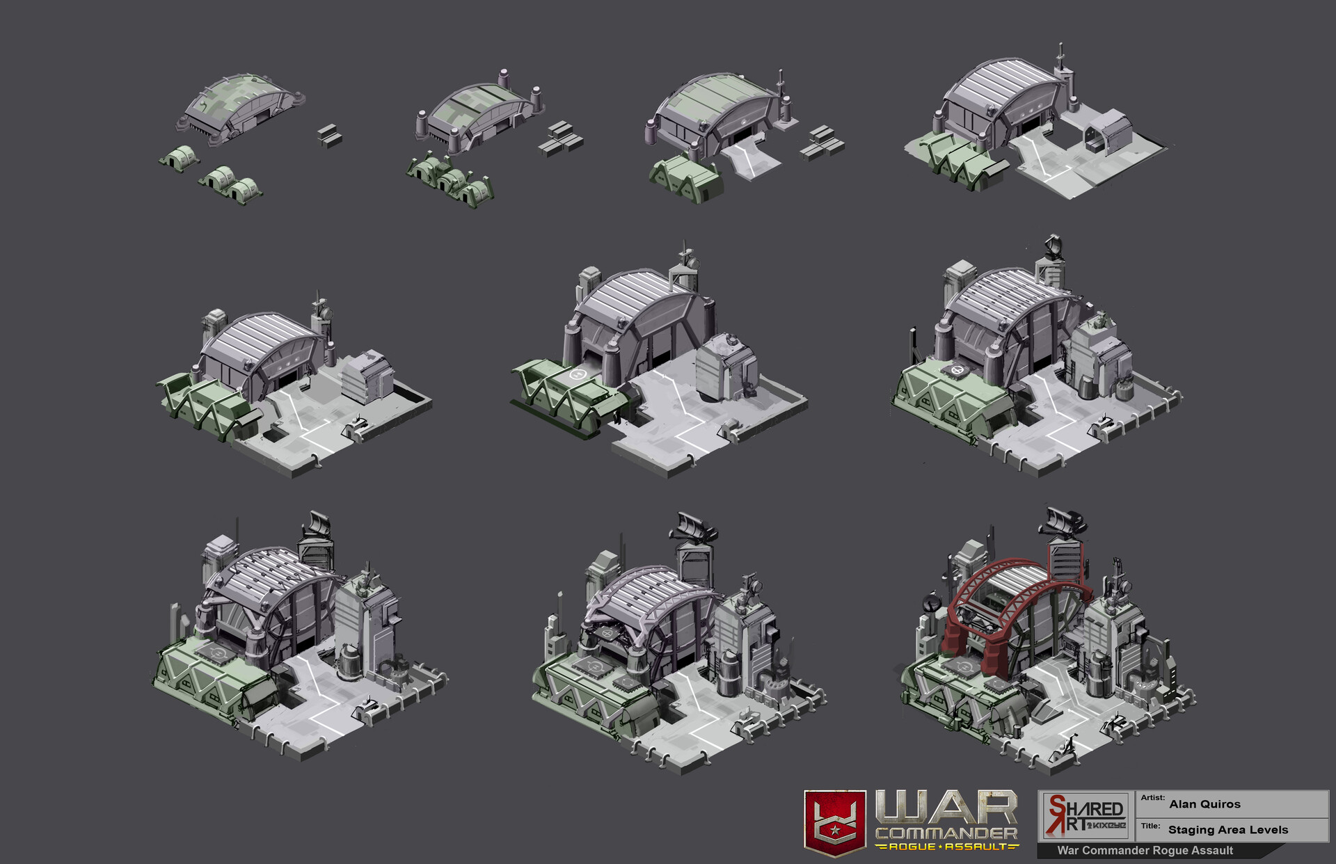Alan Quiros War Commander building level up