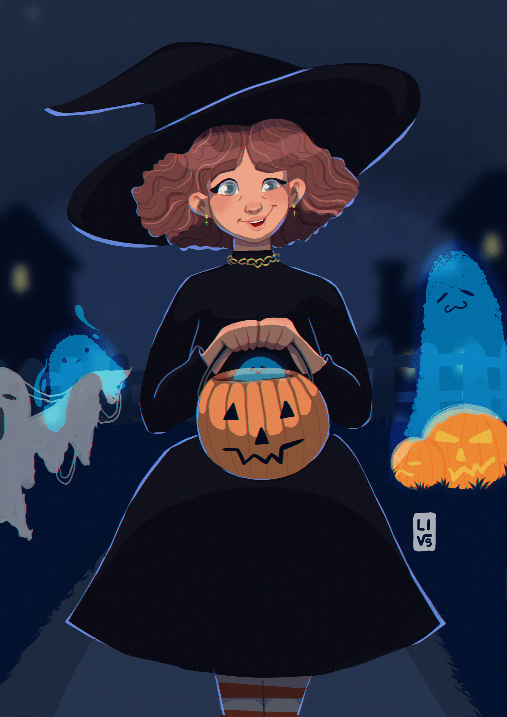 ArtStation Ísis halloween