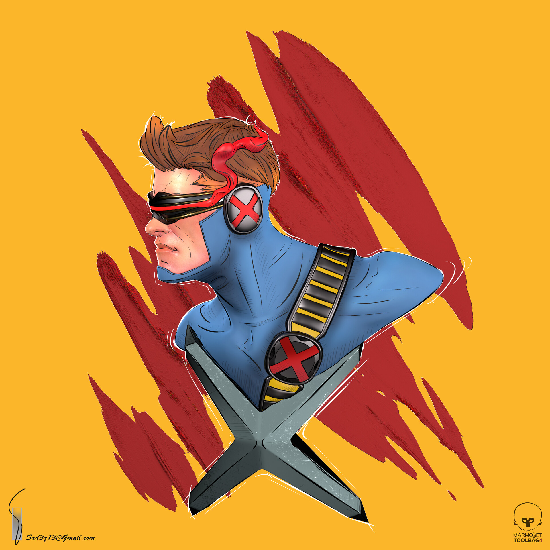 ArtStation The Cyclops Scott Summers X men