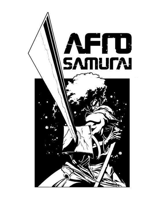Afro Samurai Poster Painting by Alison Hunt - Pixels