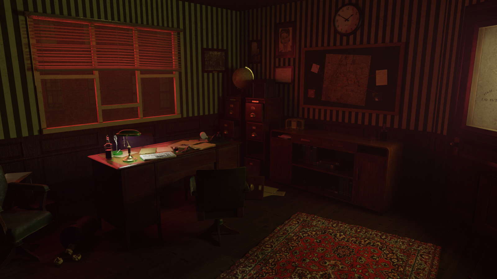 Office Scene Night